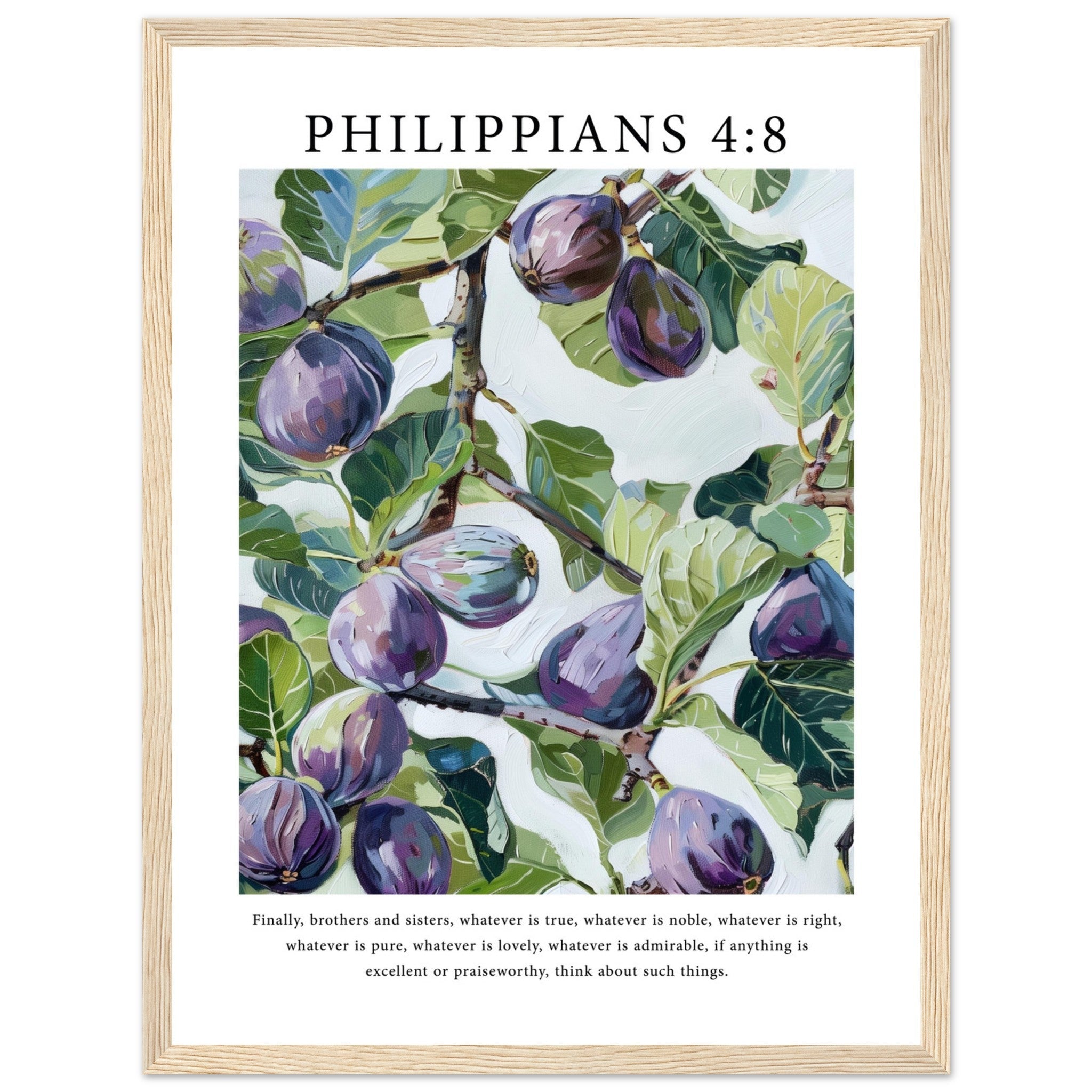 Philippians 4:8 Print - The Christian Art Company