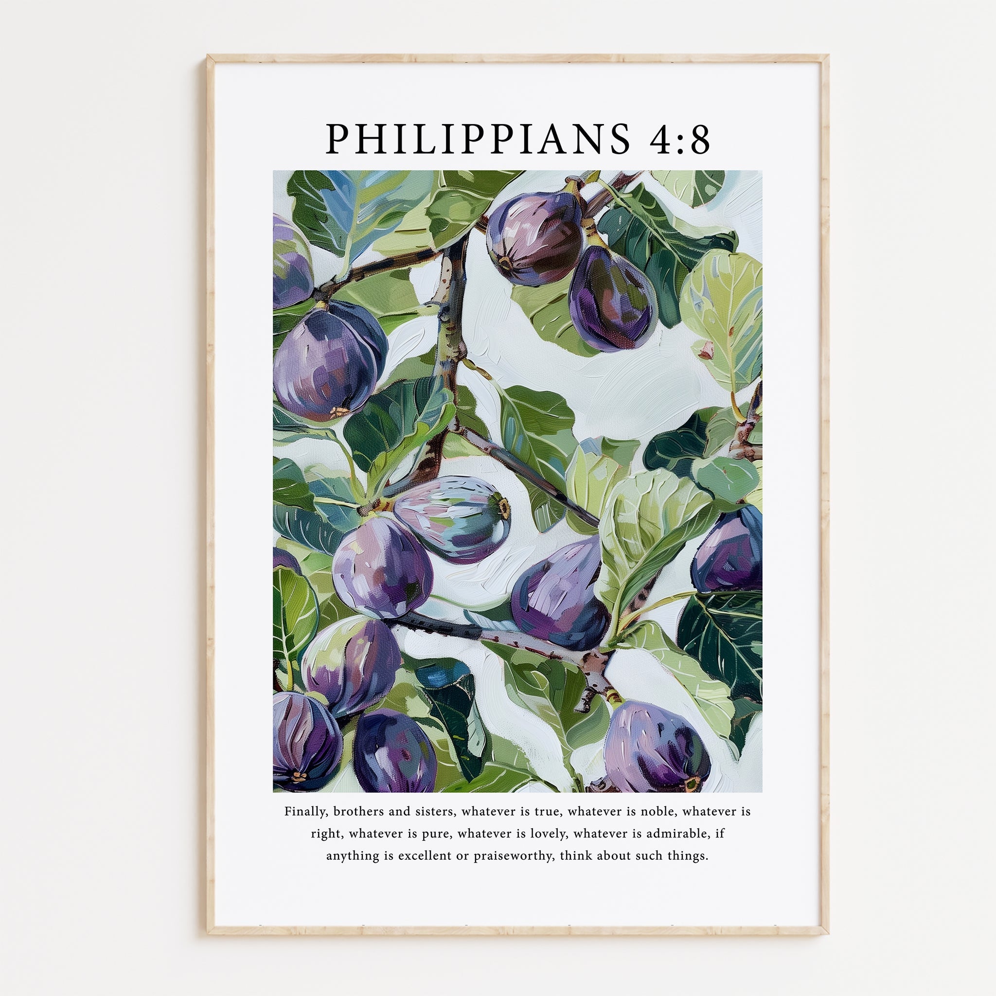 Philippians 4:8 Print - The Christian Art Company
