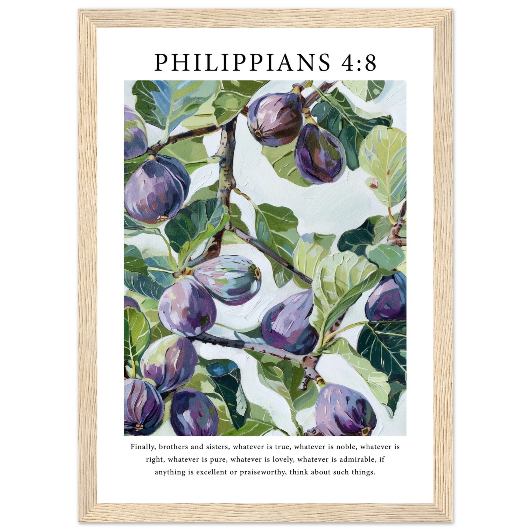 Philippians 4:8 Print - The Christian Art Company