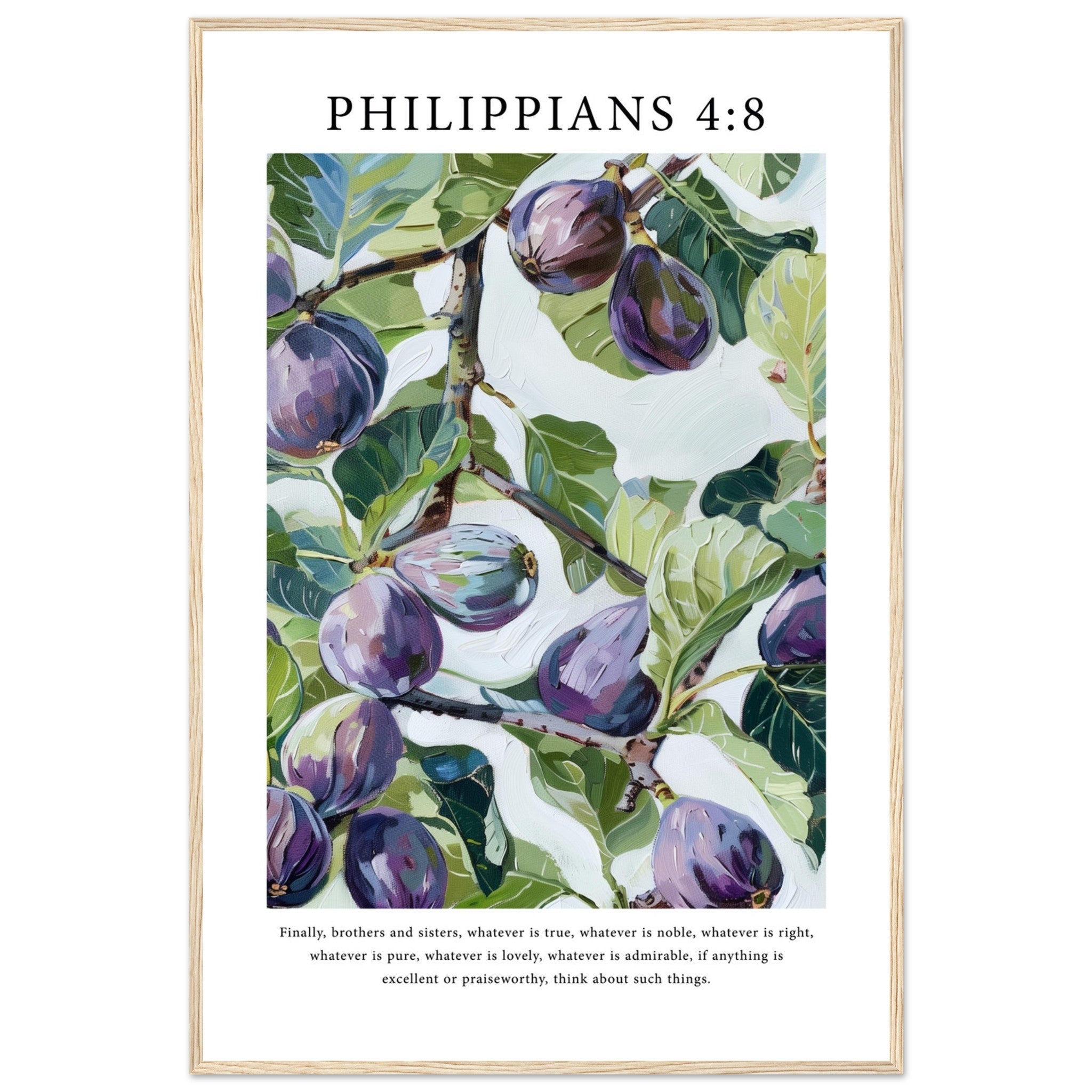 Philippians 4:8 Print - The Christian Art Company