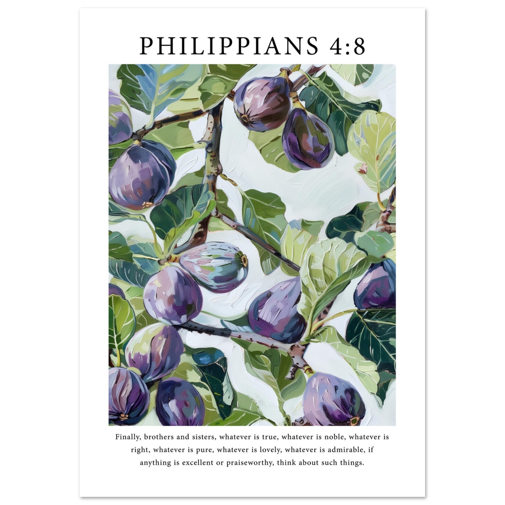 Philippians 4:8 Print - The Christian Art Company