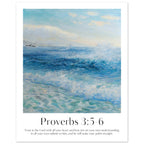 Proverbs 3:5-6 Print - The Christian Art Company