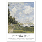 Proverbs 3:5-6 Print - The Christian Art Company