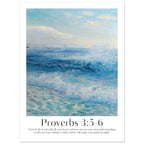 Proverbs 3:5-6 Print - The Christian Art Company