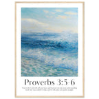 Proverbs 3:5-6 Print - The Christian Art Company