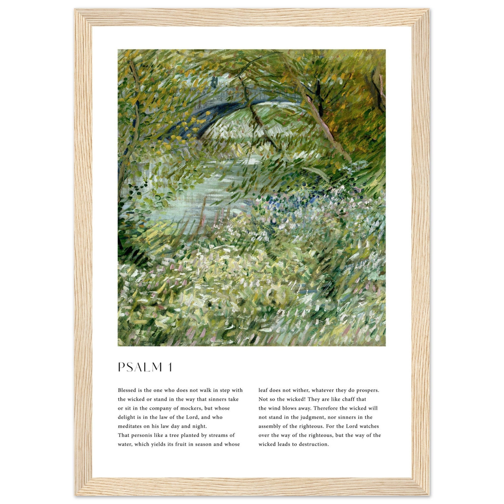 Psalm 1 Print - The Christian Art Company