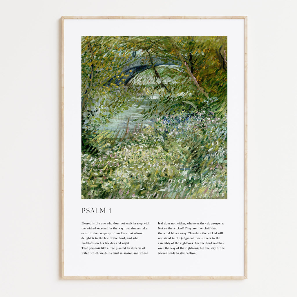 Psalm 1 Print - The Christian Art Company