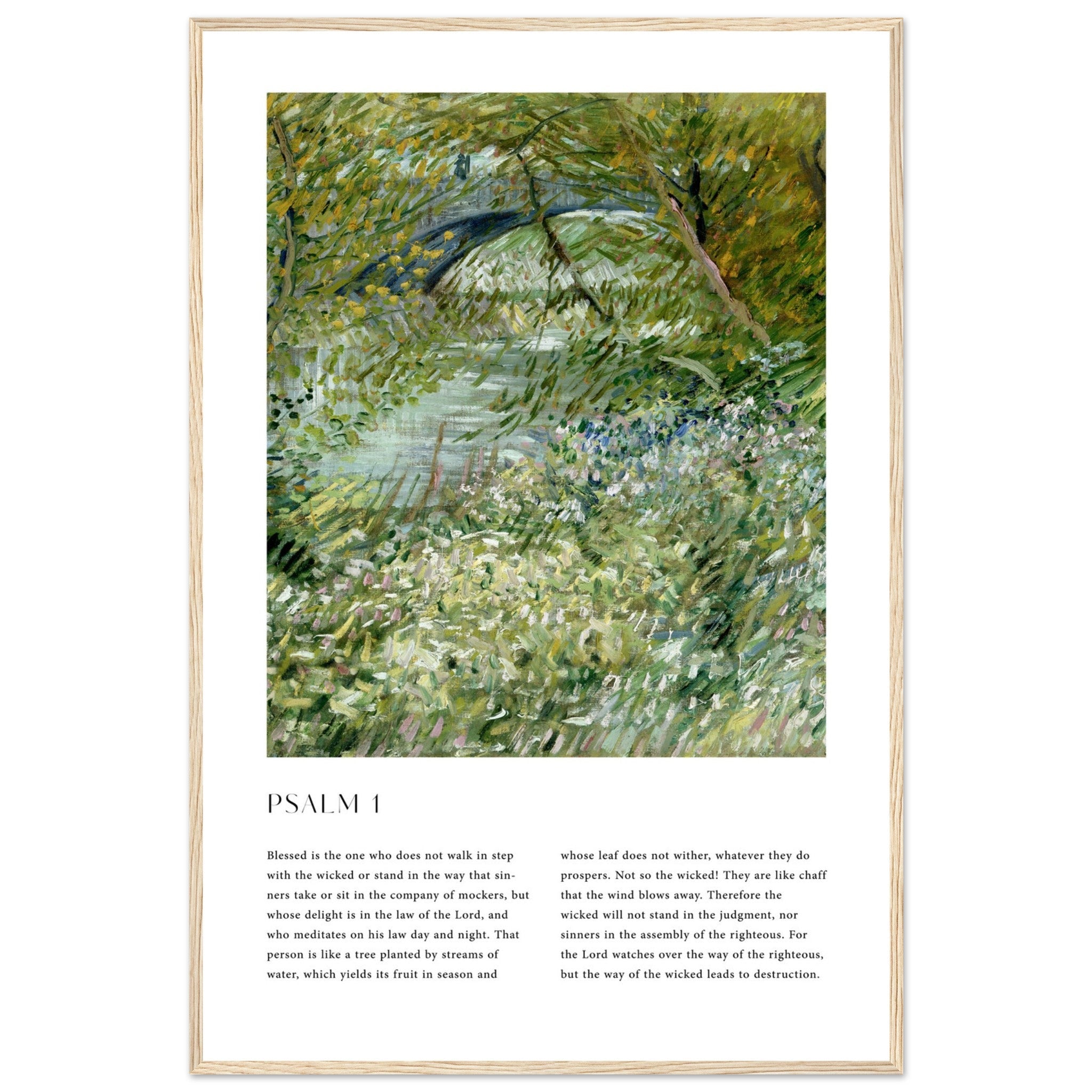 Psalm 1 Print - The Christian Art Company