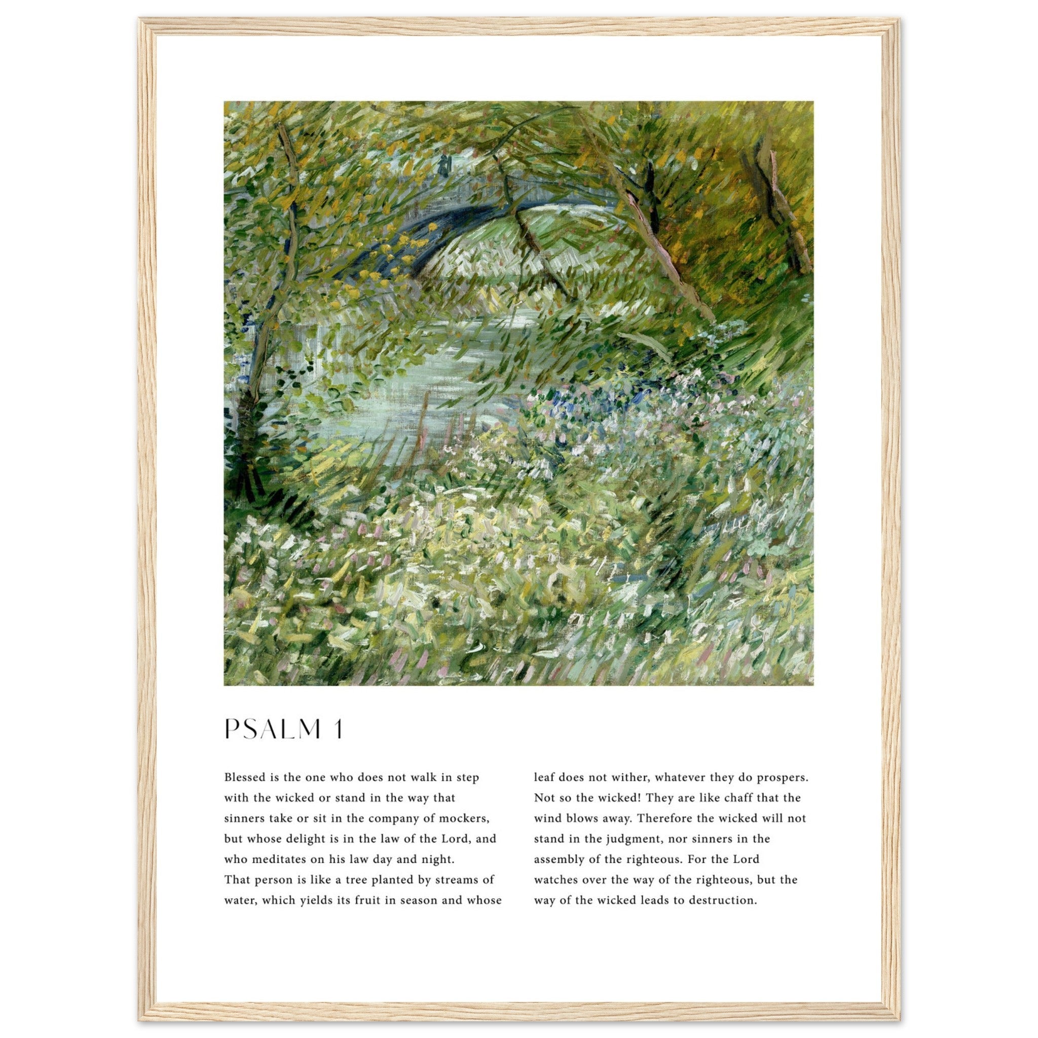 Psalm 1 Print - The Christian Art Company