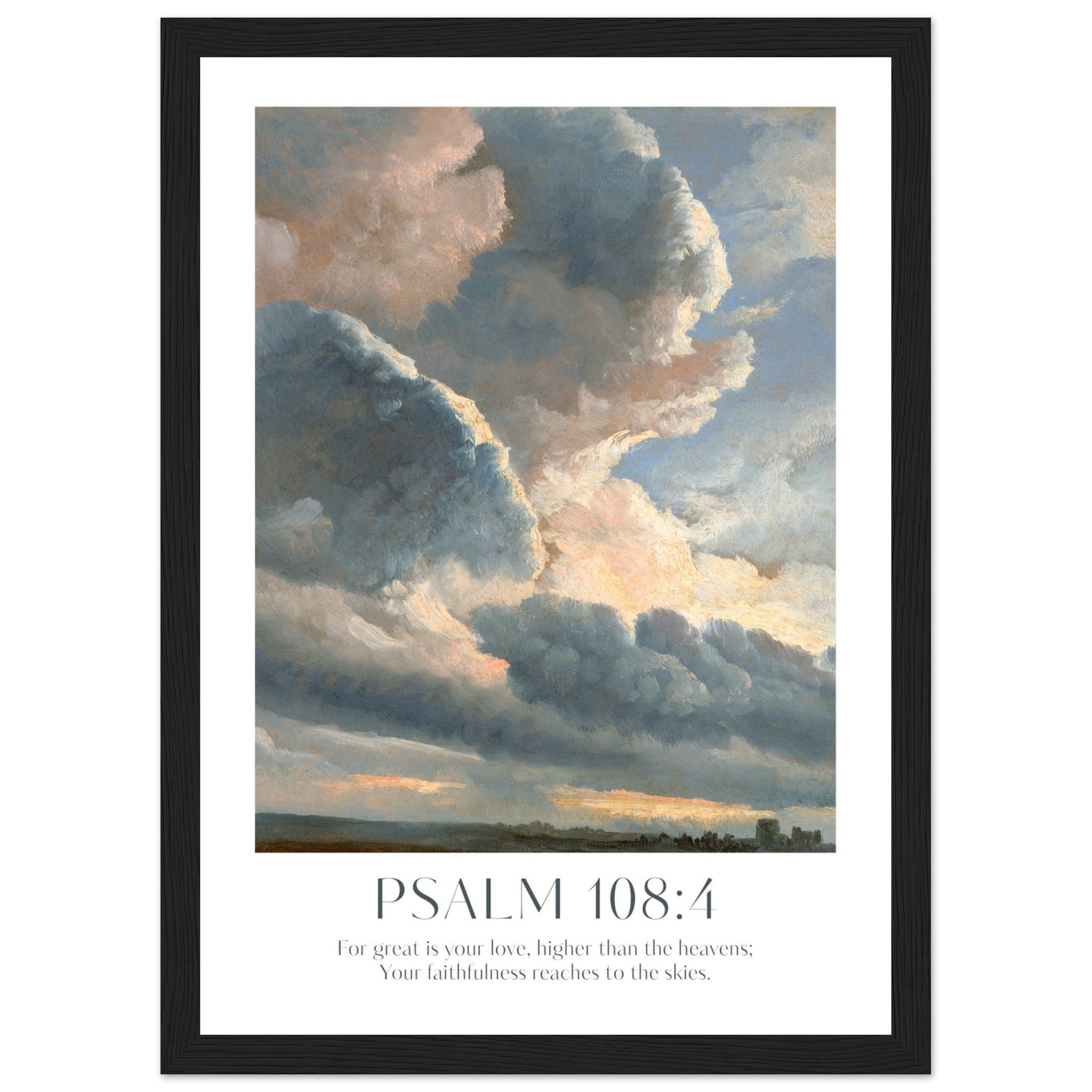 Psalm 108:4 Print - The Christian Art Company