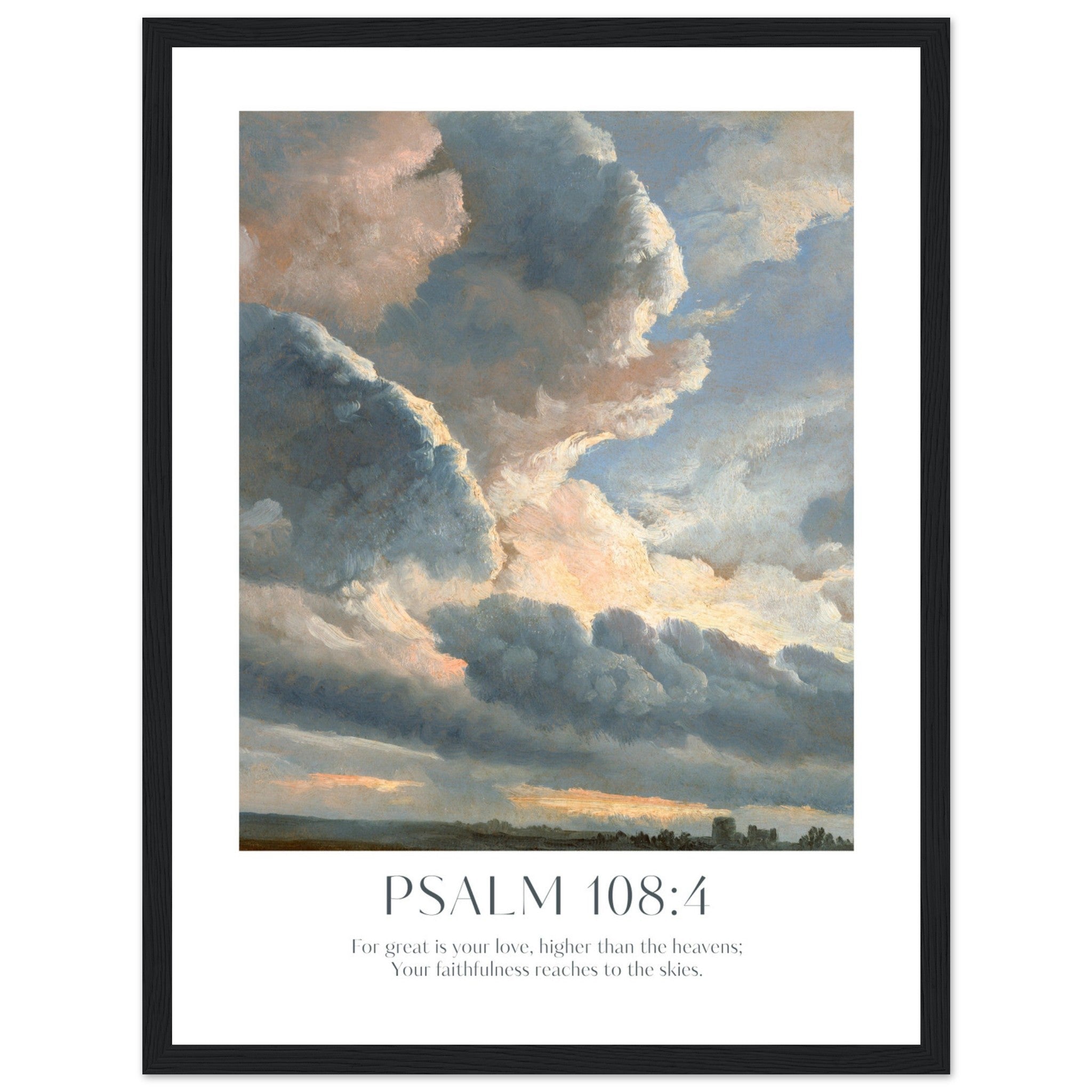 Psalm 108:4 Print - The Christian Art Company