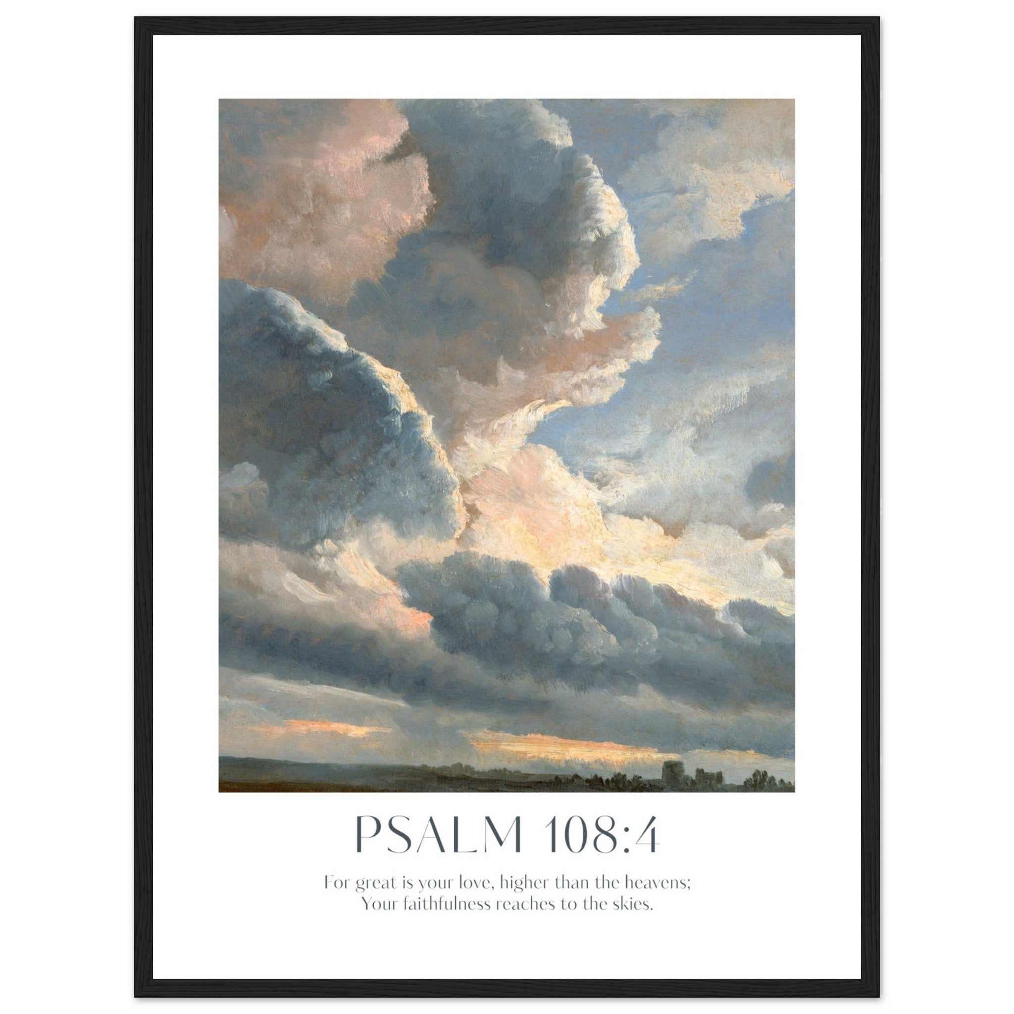 Psalm 108:4 Print - The Christian Art Company