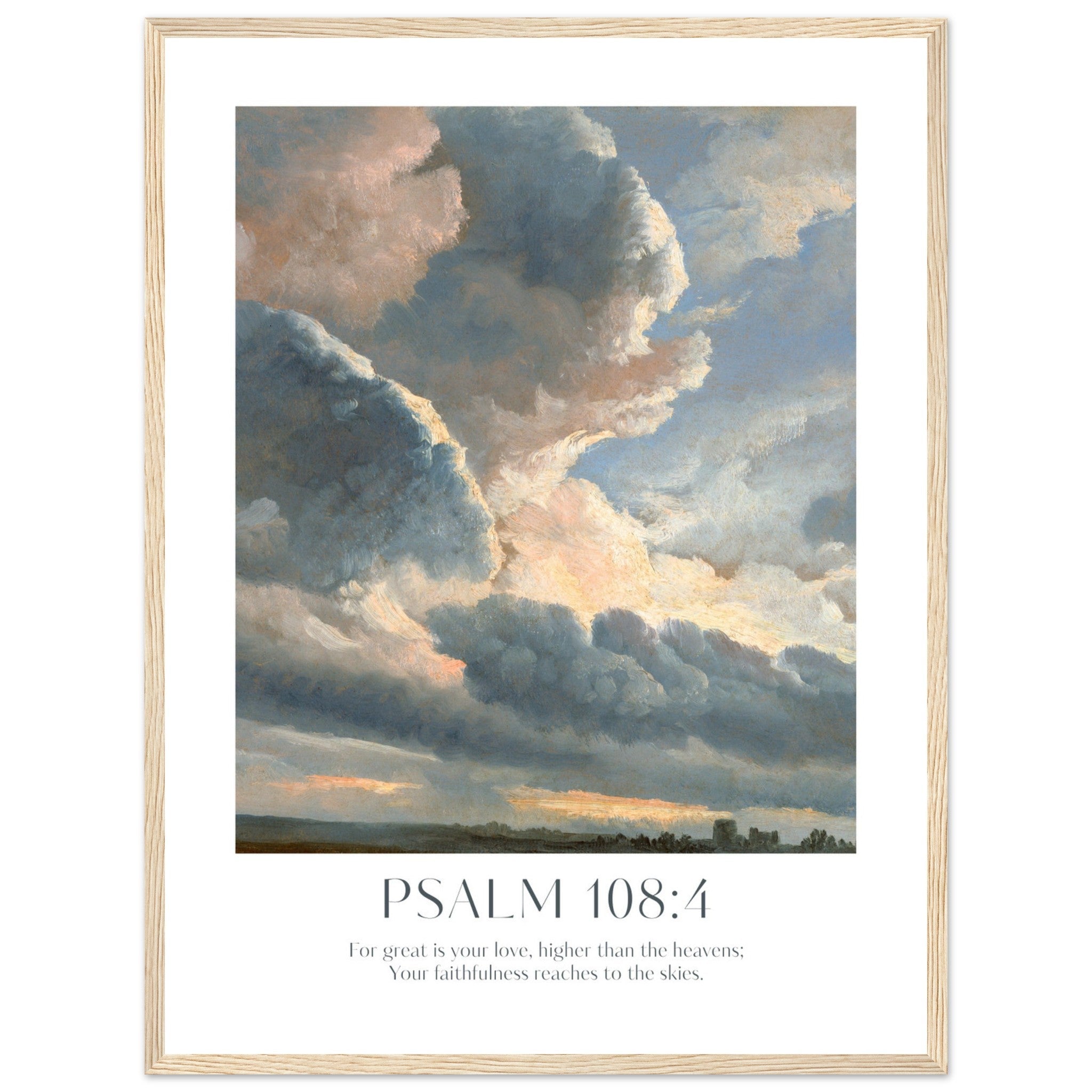 Psalm 108:4 Print - The Christian Art Company