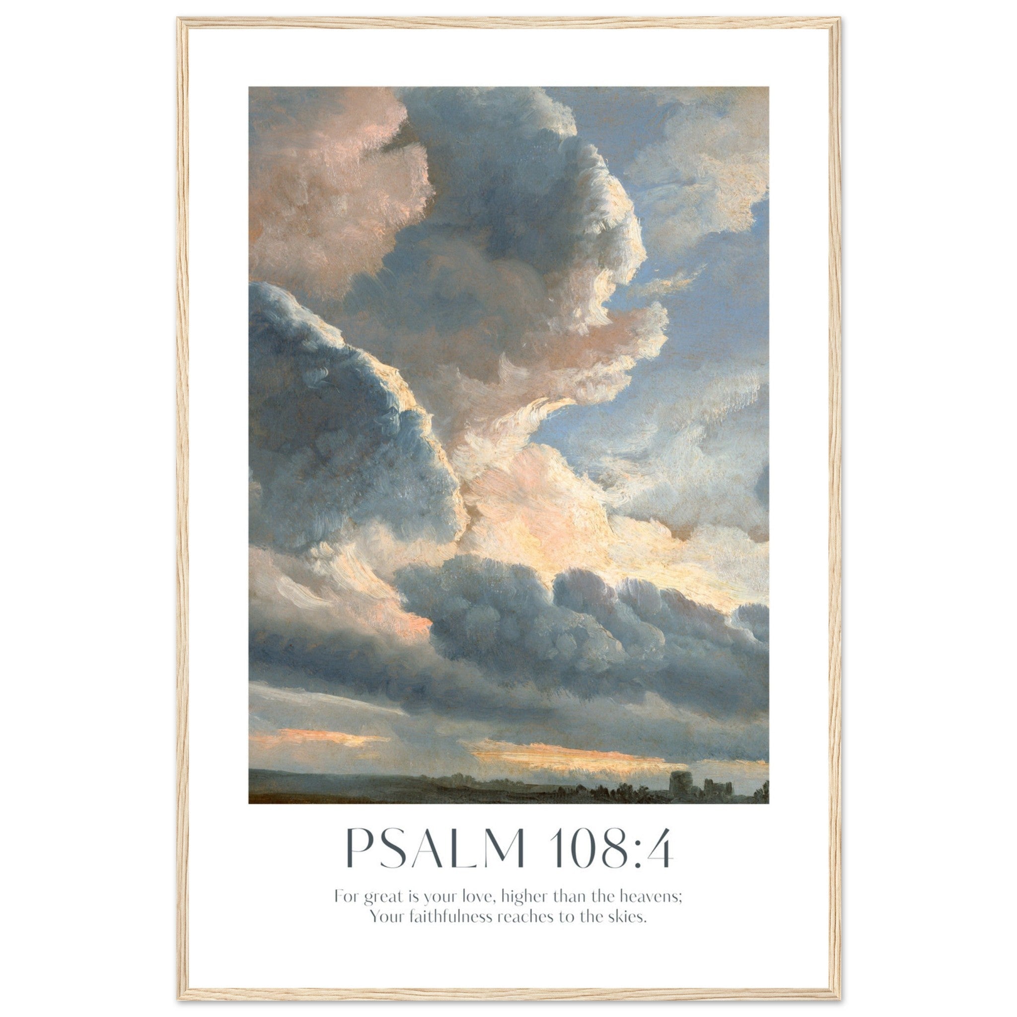 Psalm 108:4 Print - The Christian Art Company