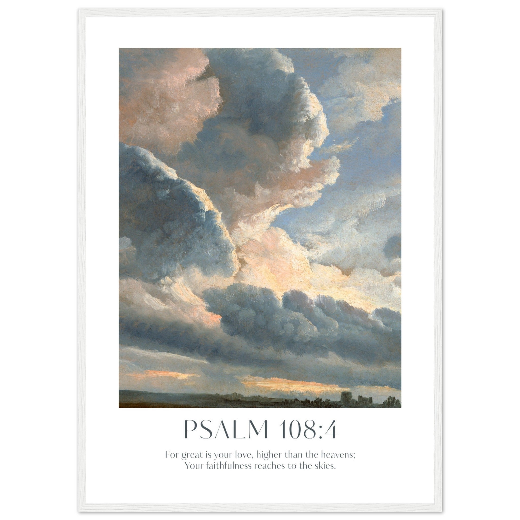 Psalm 108:4 Print - The Christian Art Company