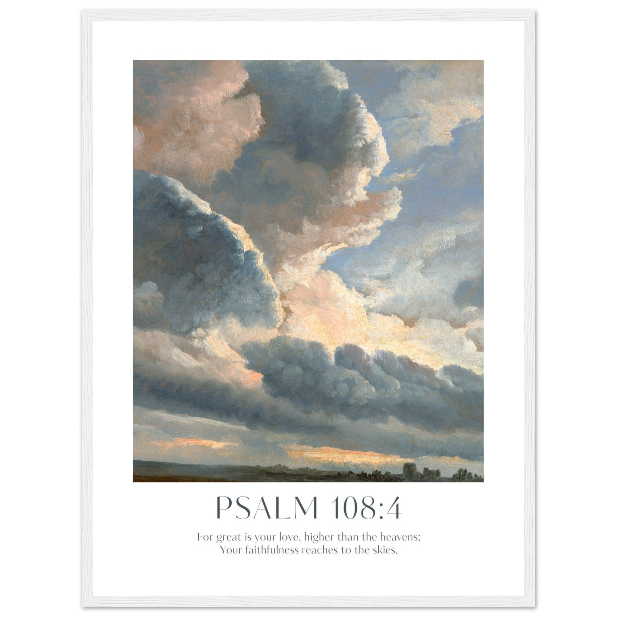 Psalm 108:4 Print - The Christian Art Company
