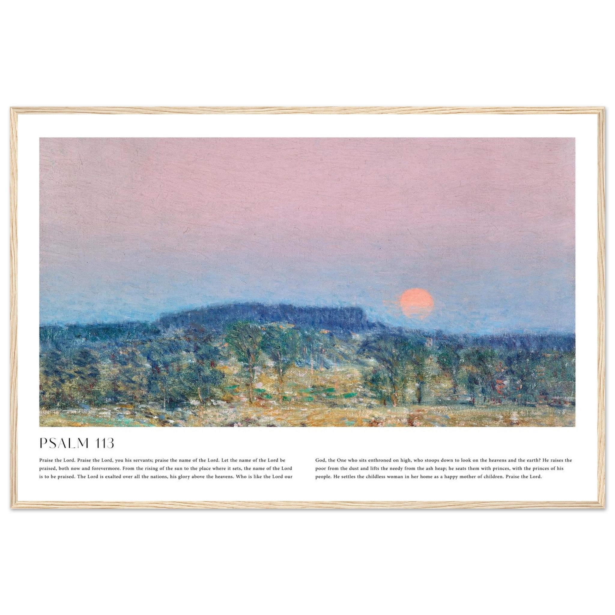 Psalm 113 Print | Landscape - The Christian Art Company