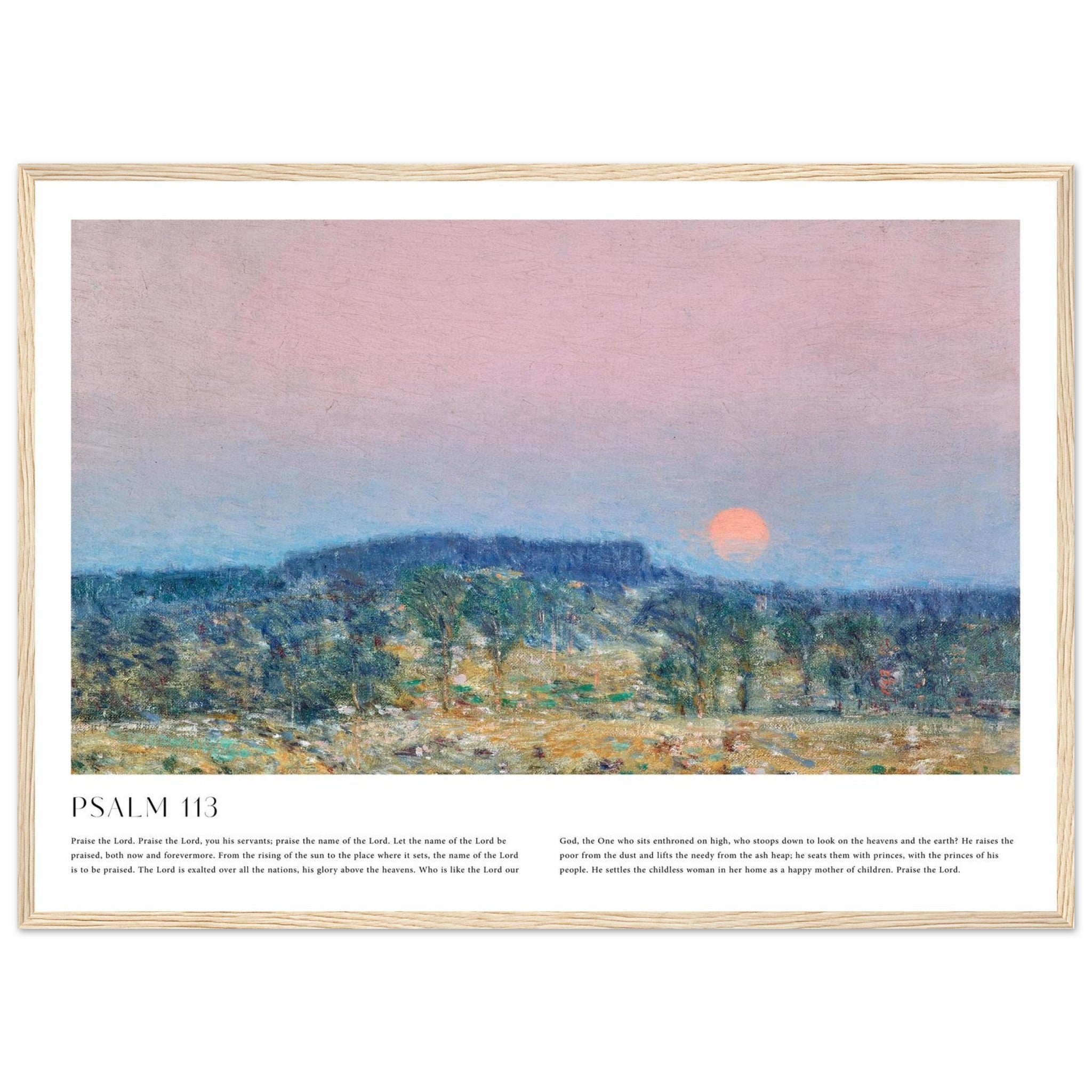 Psalm 113 Print | Landscape - The Christian Art Company