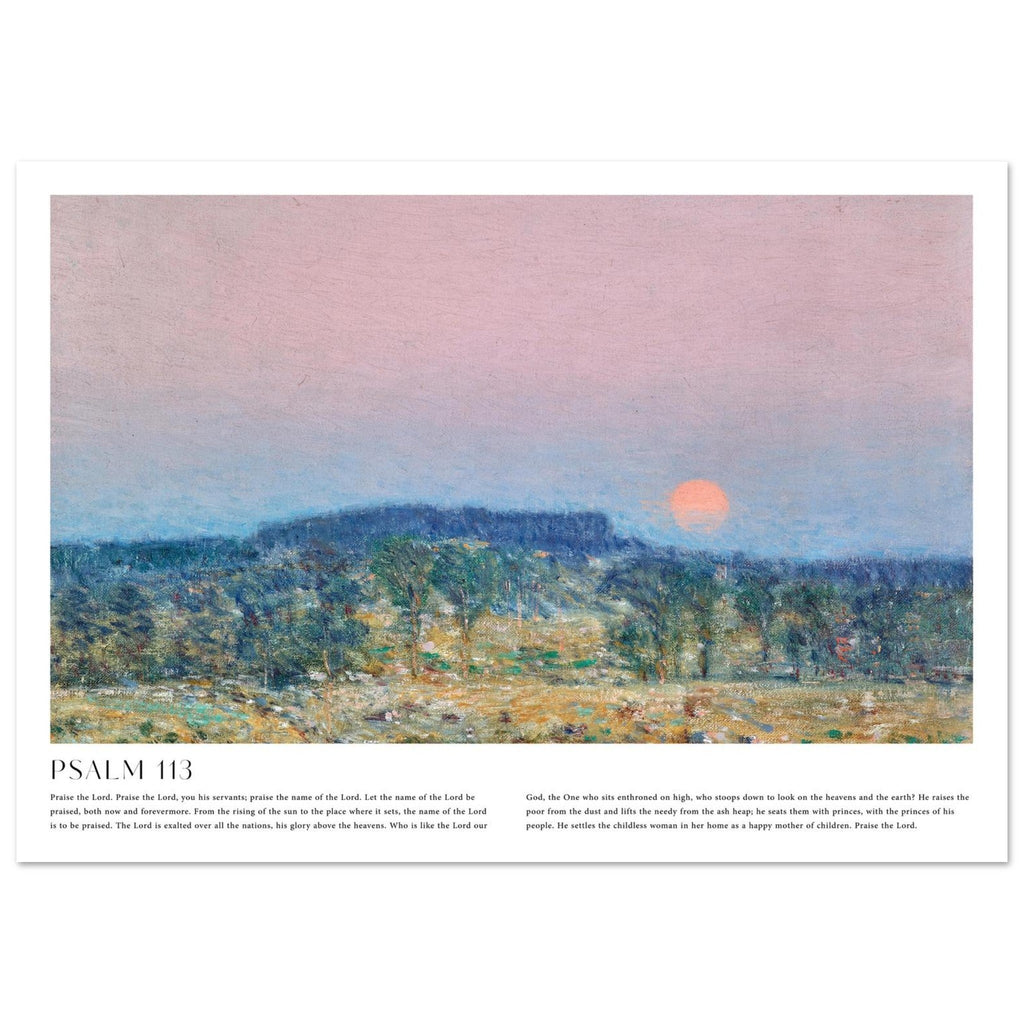 Psalm 113 Print | Landscape - The Christian Art Company