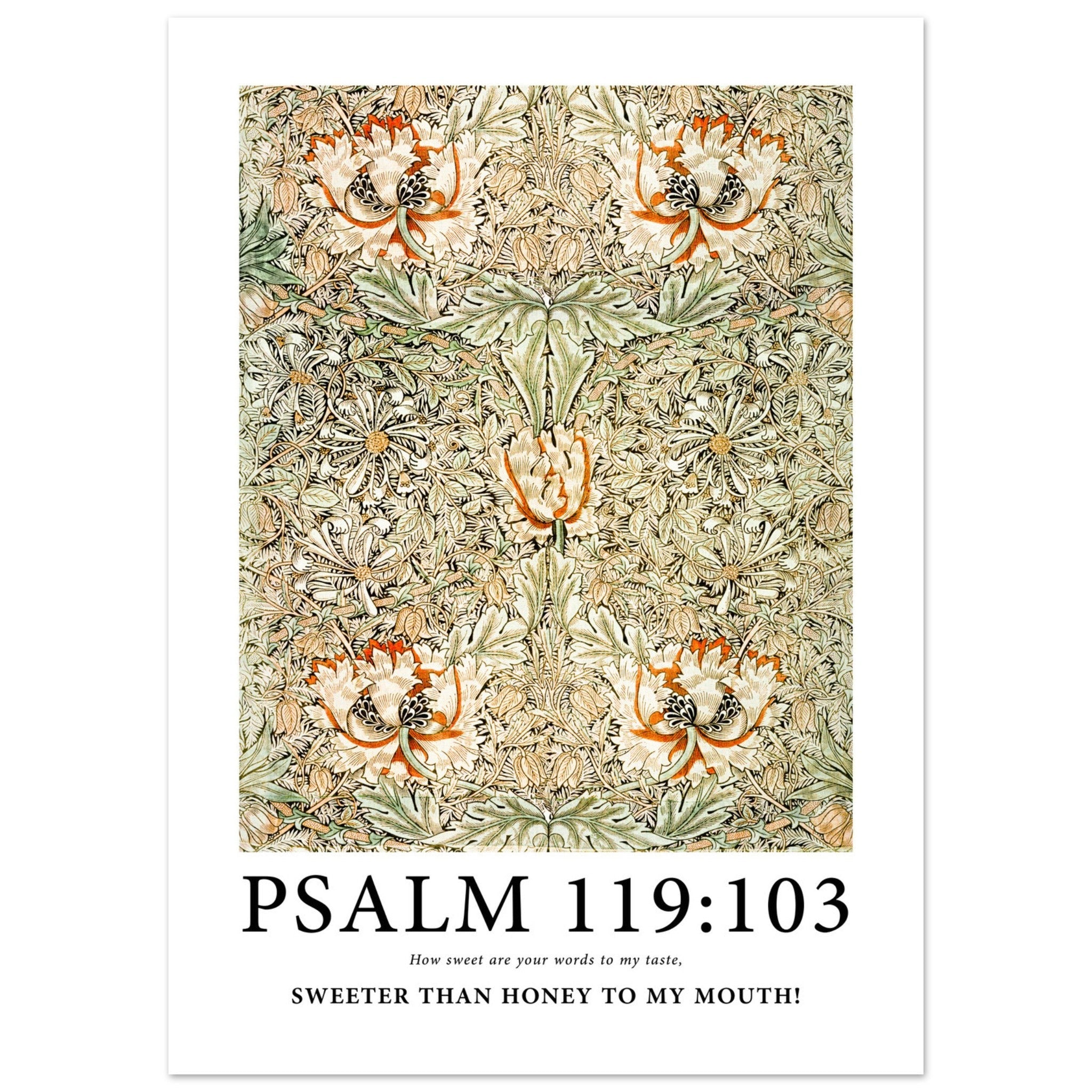Psalm 119:103 Print - The Christian Art Company