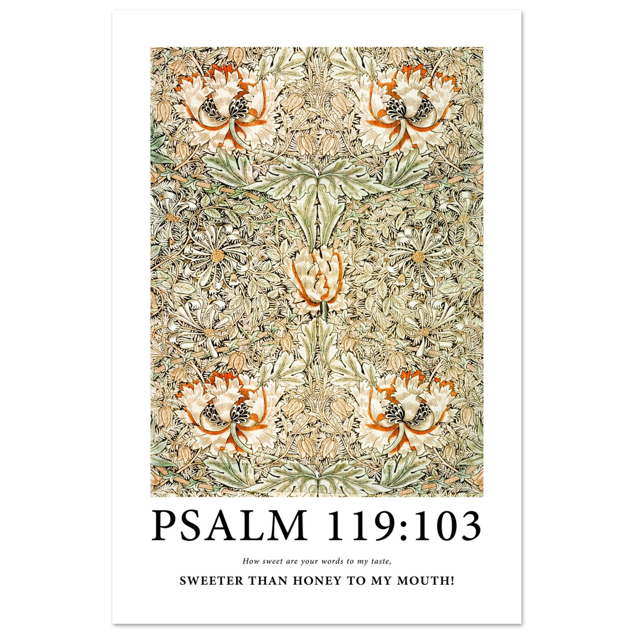 Psalm 119:103 Print - The Christian Art Company