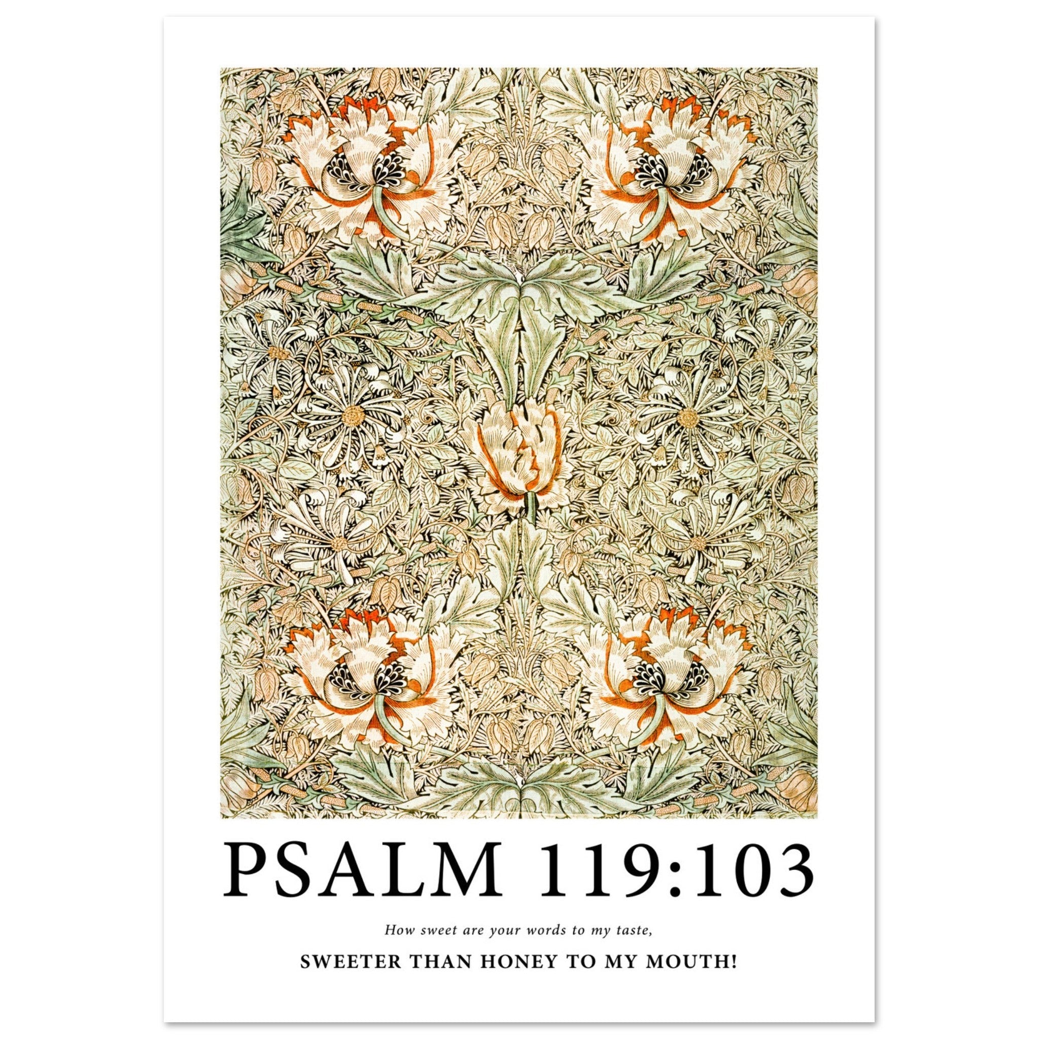 Psalm 119:103 Print - The Christian Art Company