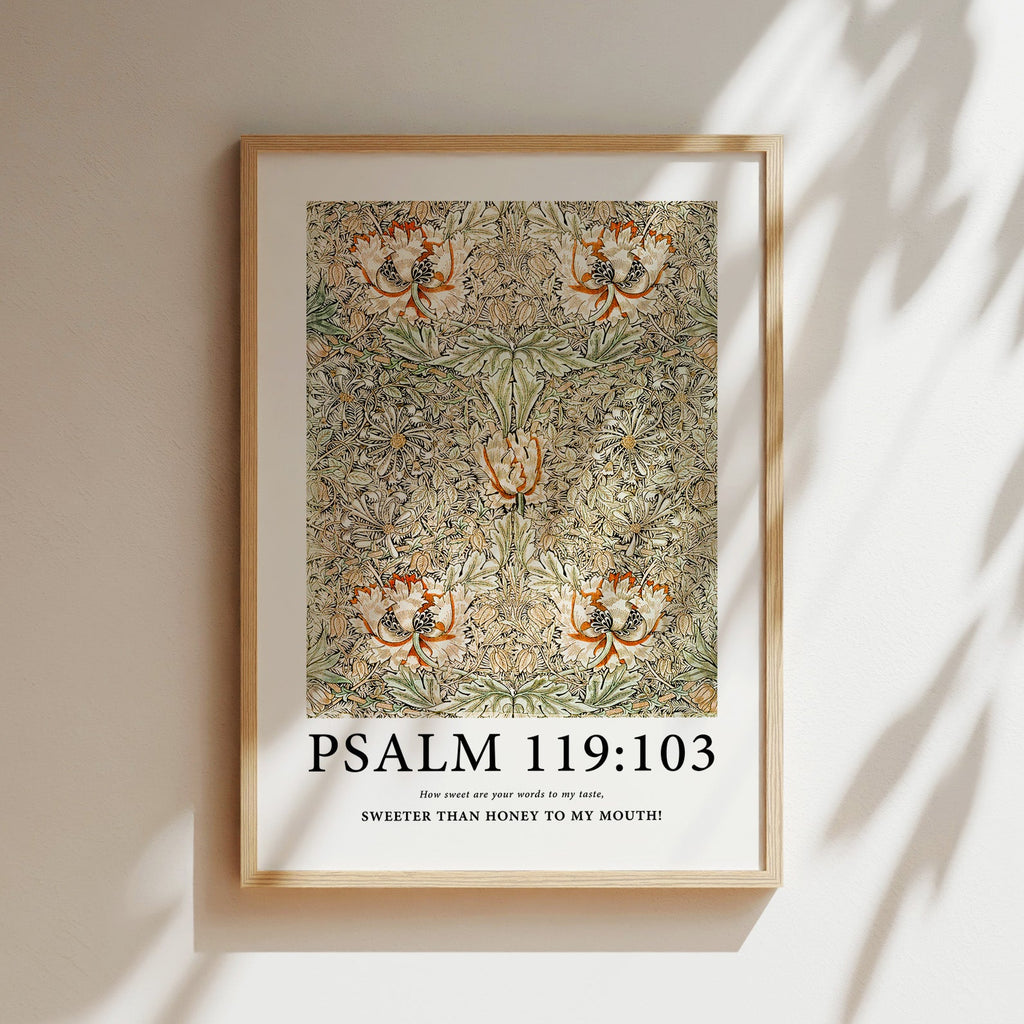 Psalm 119:103 Print - The Christian Art Company