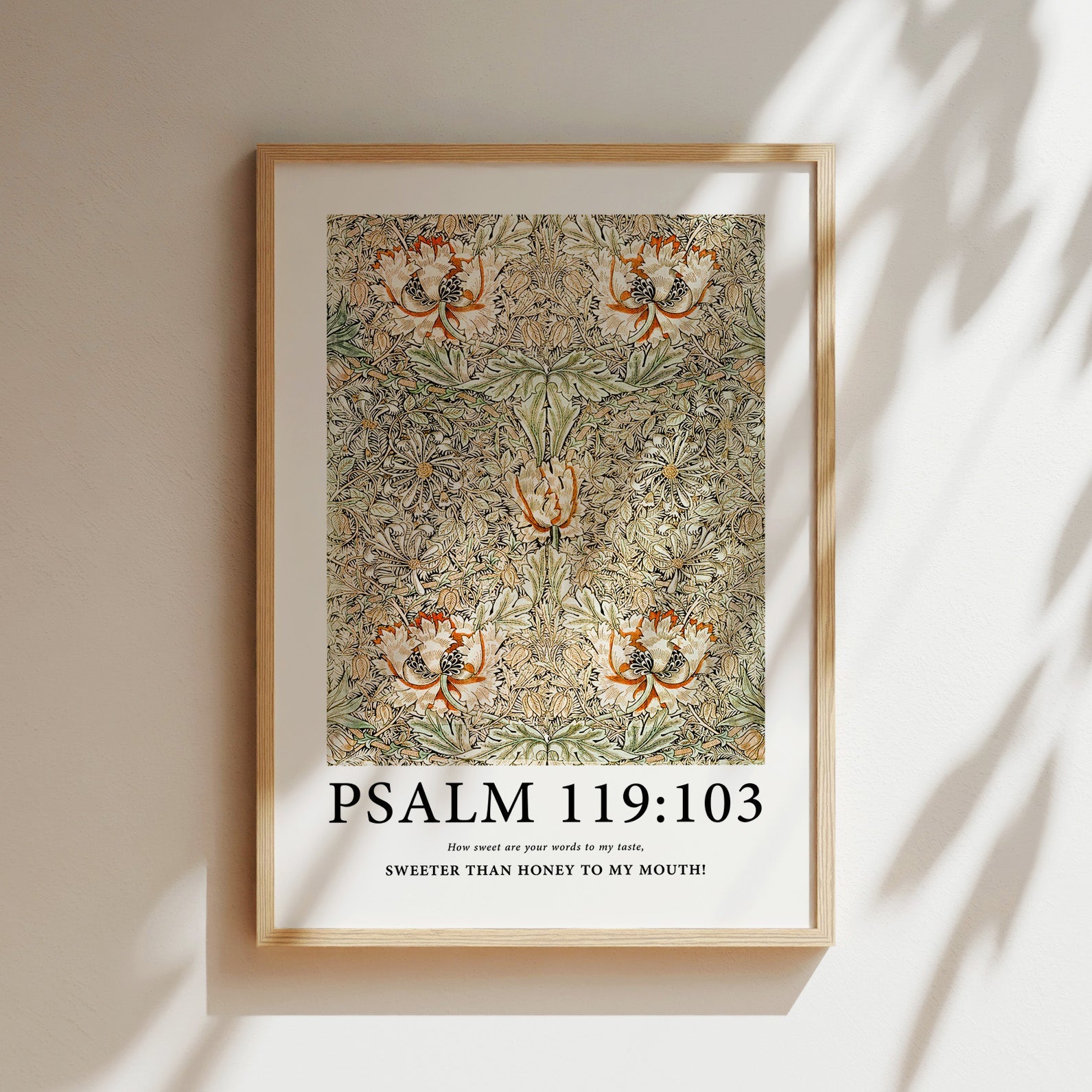 Psalm 119:103 Print - The Christian Art Company