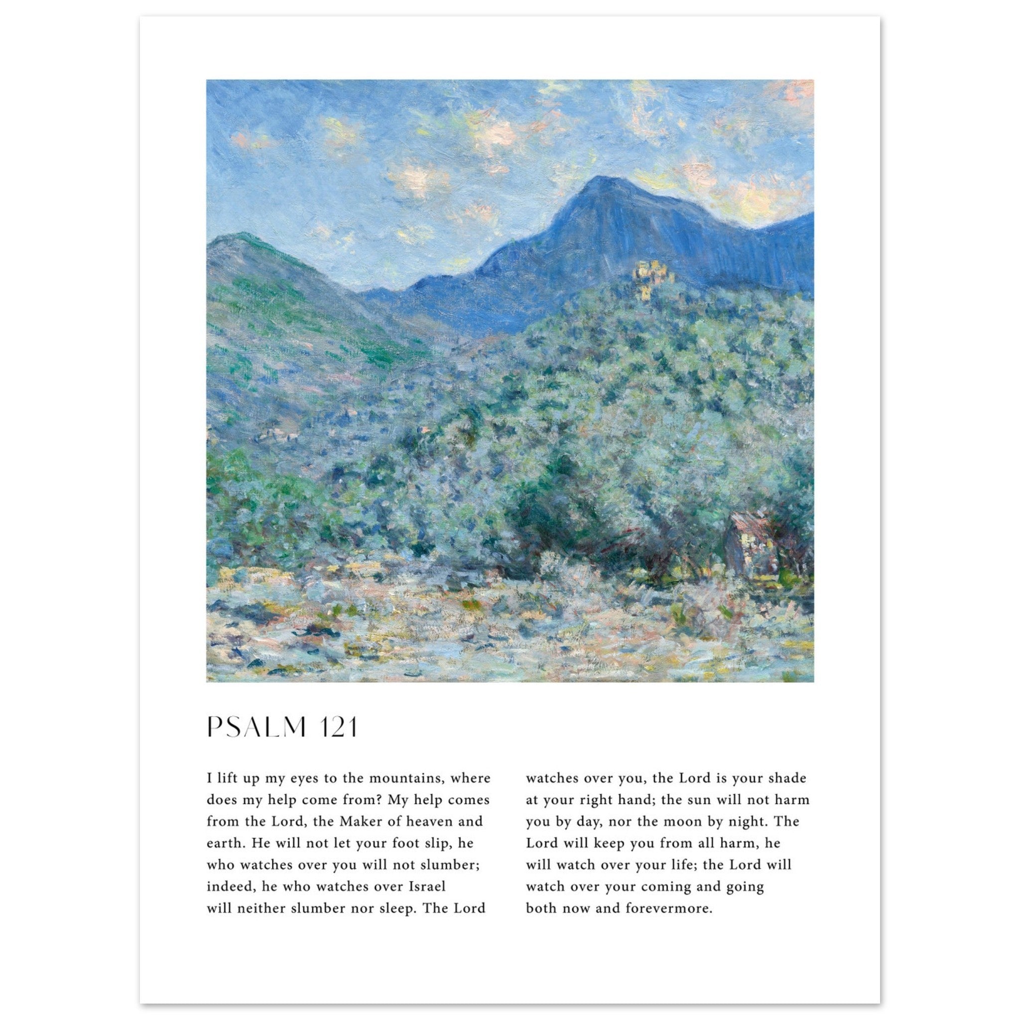 Psalm 121 Print - The Christian Art Company