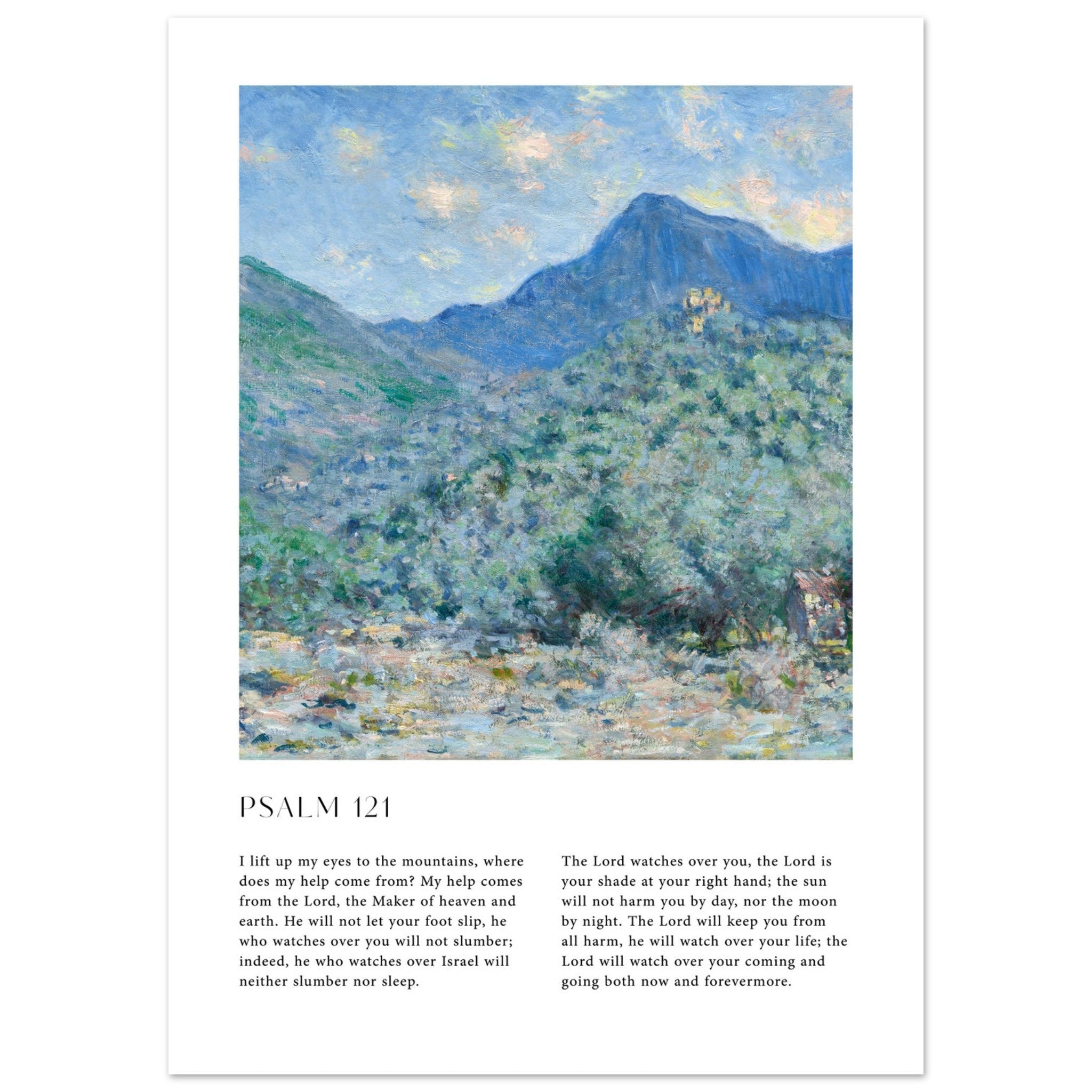 Psalm 121 Print - The Christian Art Company