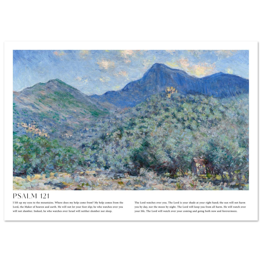 Psalm 121 Print | Monet - The Christian Art Company