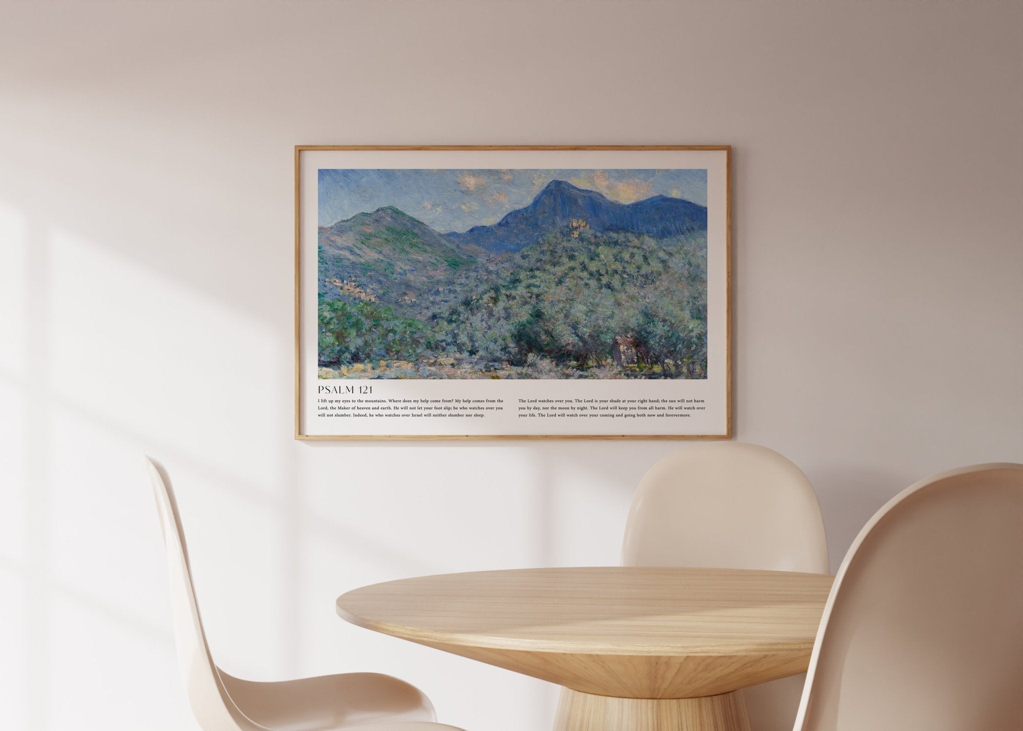 Psalm 121 Print | Monet - The Christian Art Company