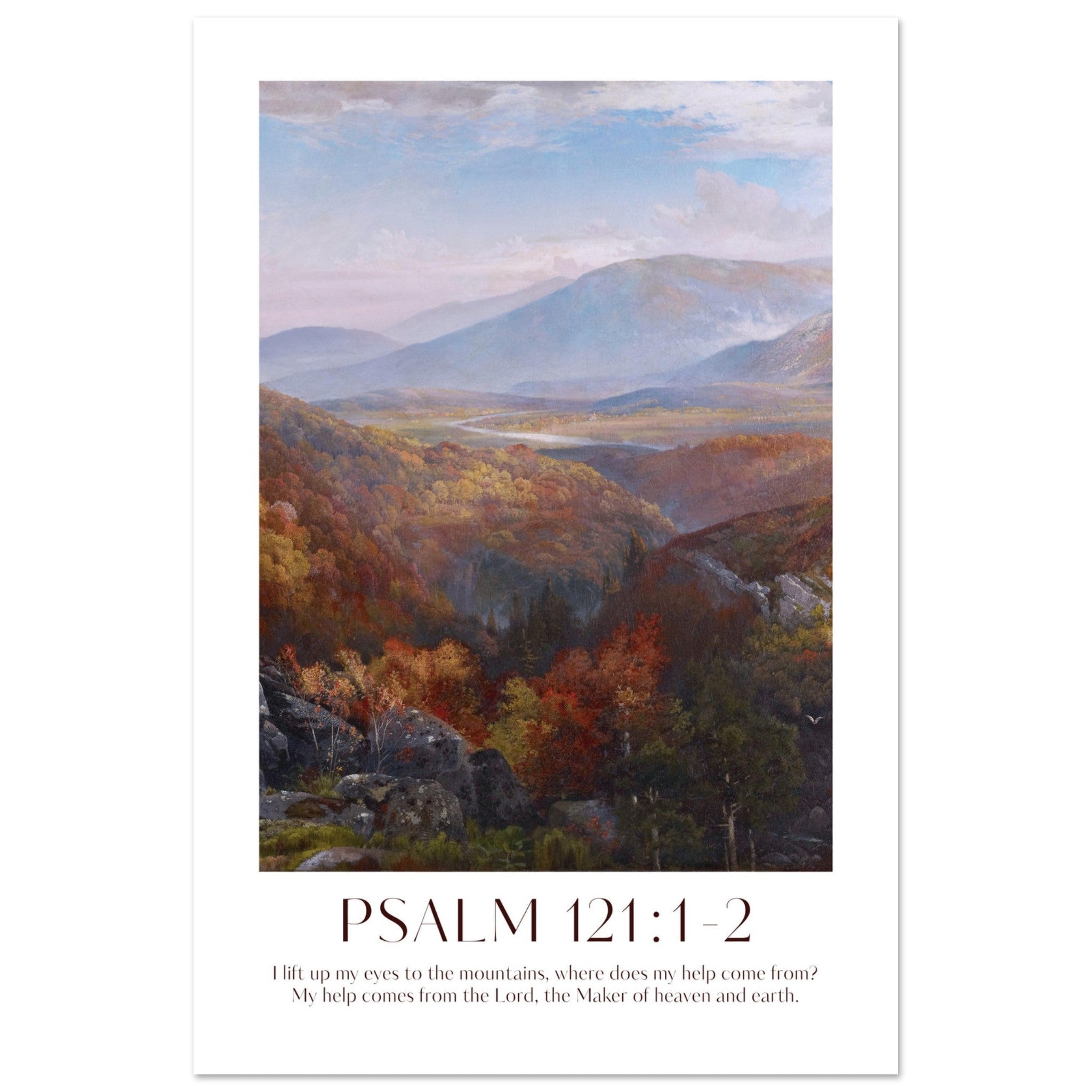 Psalm 121:1-2 Print - The Christian Art Company