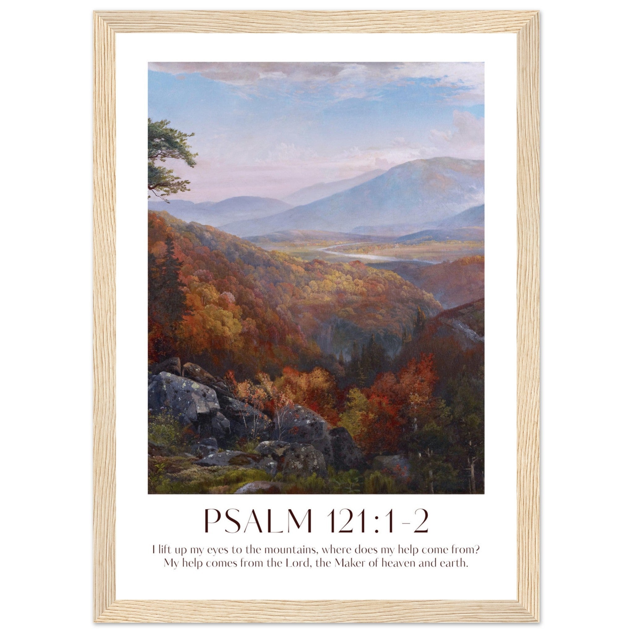 Psalm 121:1-2 Print - The Christian Art Company