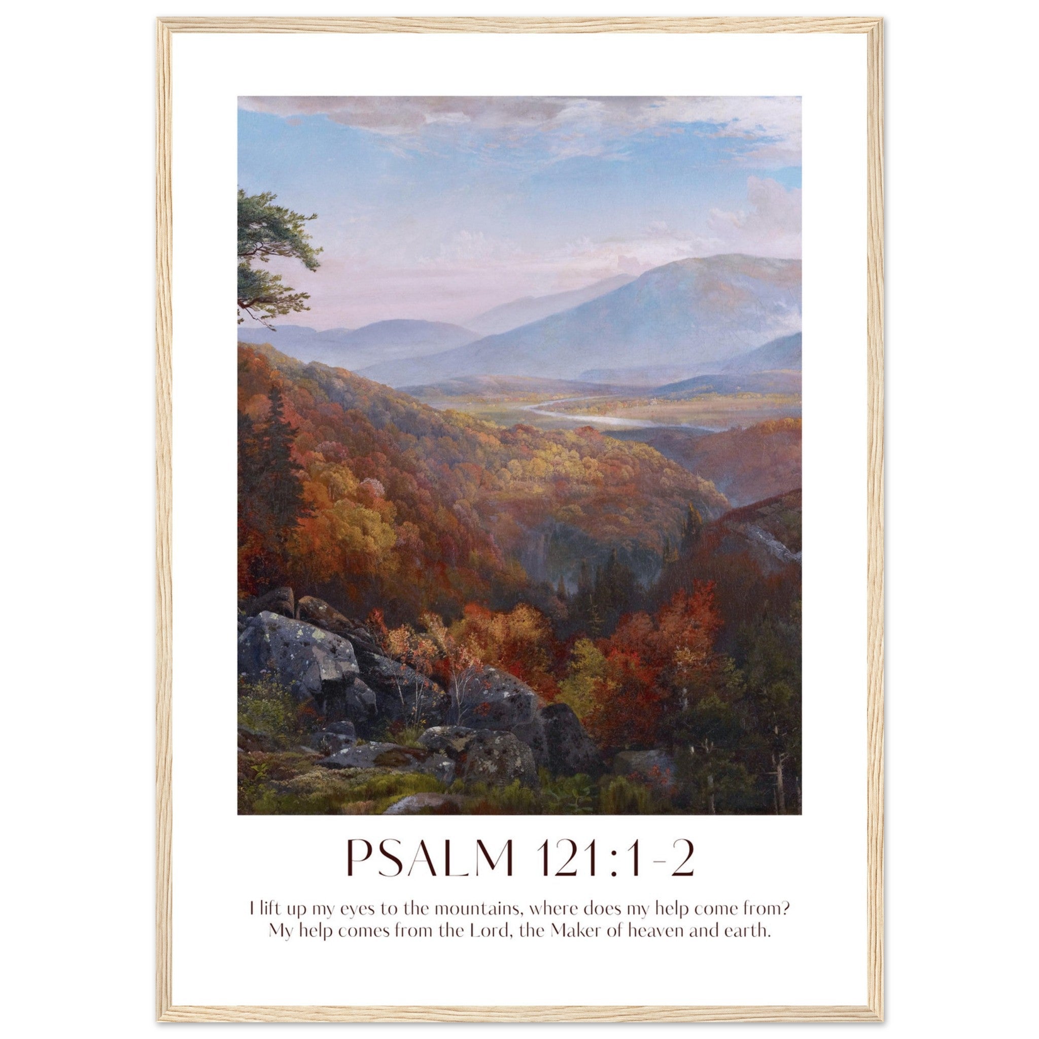 Psalm 121:1-2 Print - The Christian Art Company