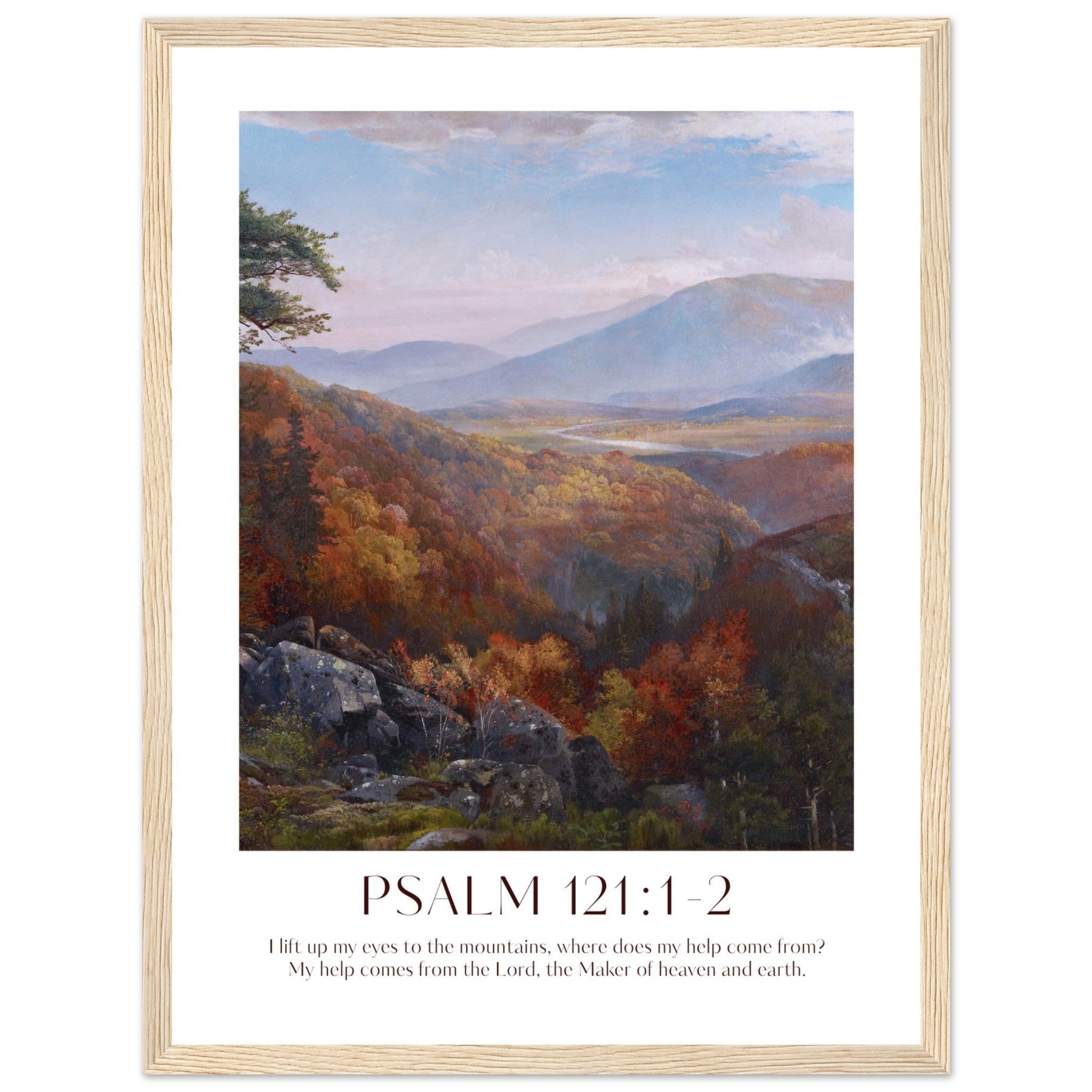 Psalm 121:1-2 Print - The Christian Art Company