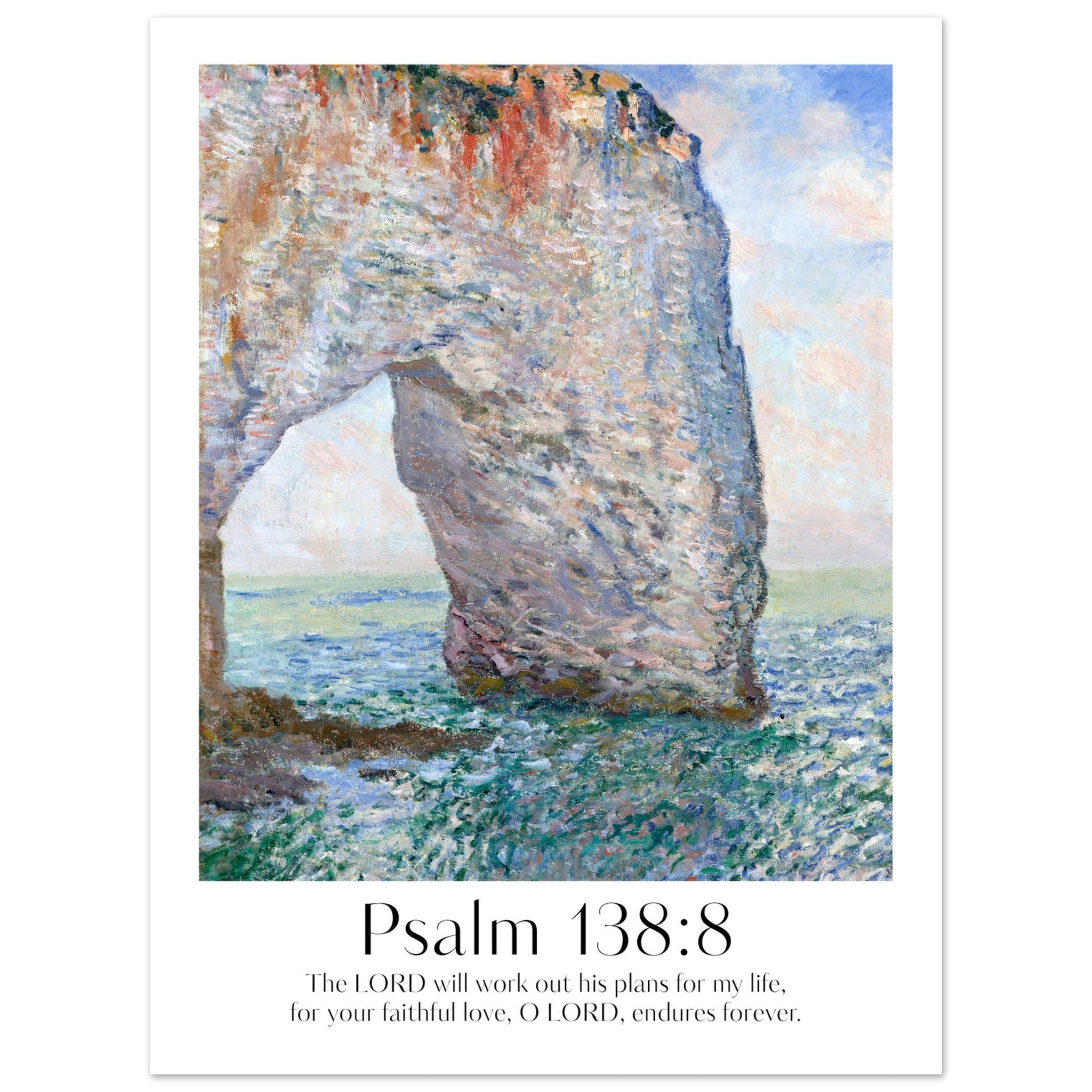 Psalm 138:8 Print - The Christian Art Company