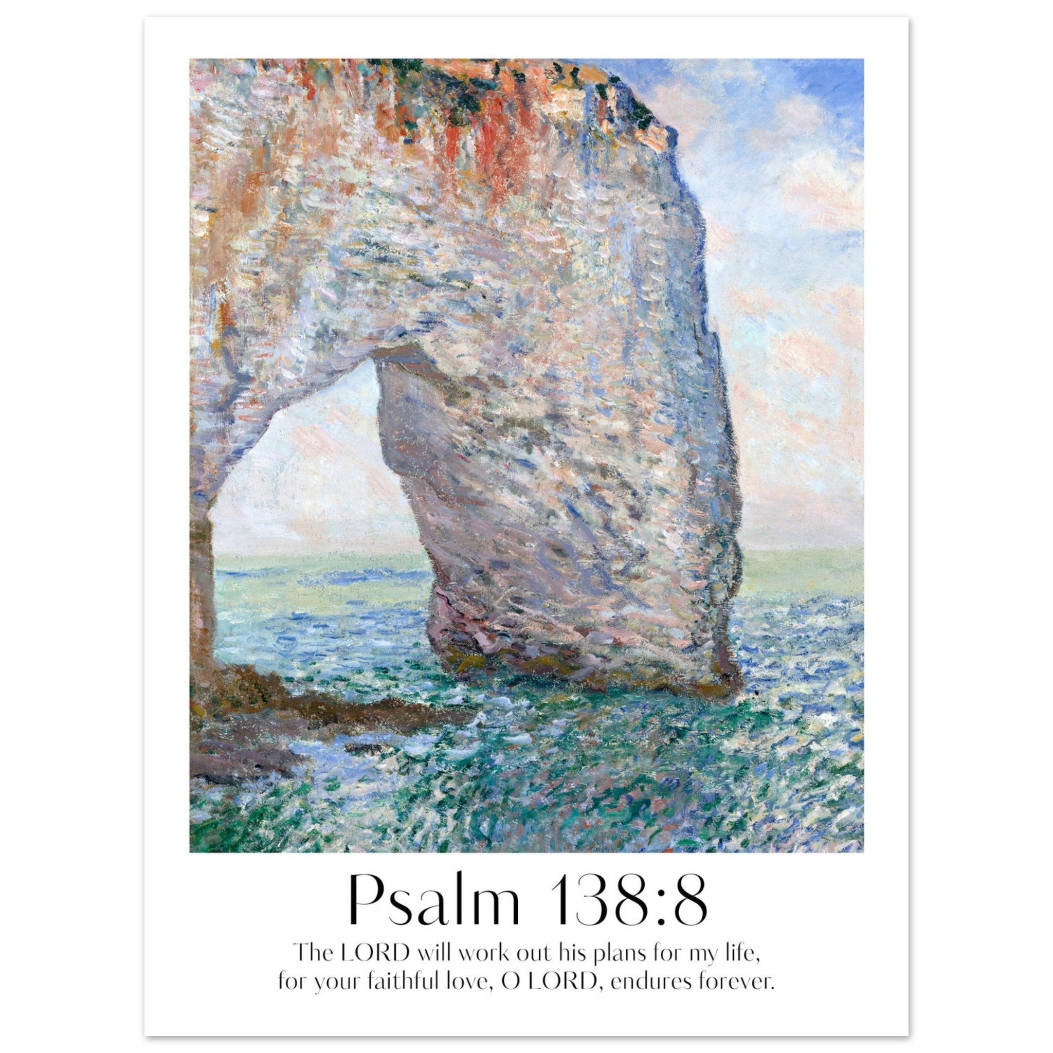 Psalm 138:8 Print - The Christian Art Company