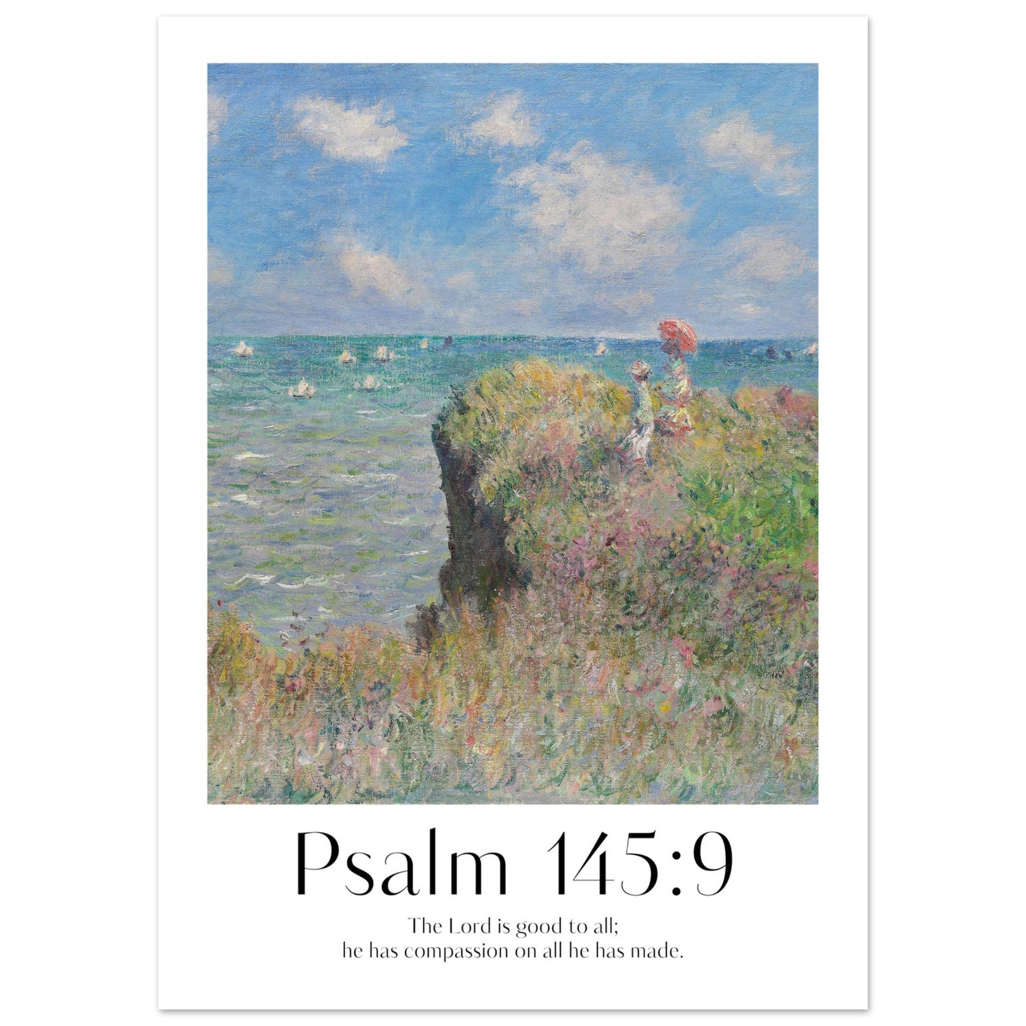 Psalm 145:9 Print - The Christian Art Company
