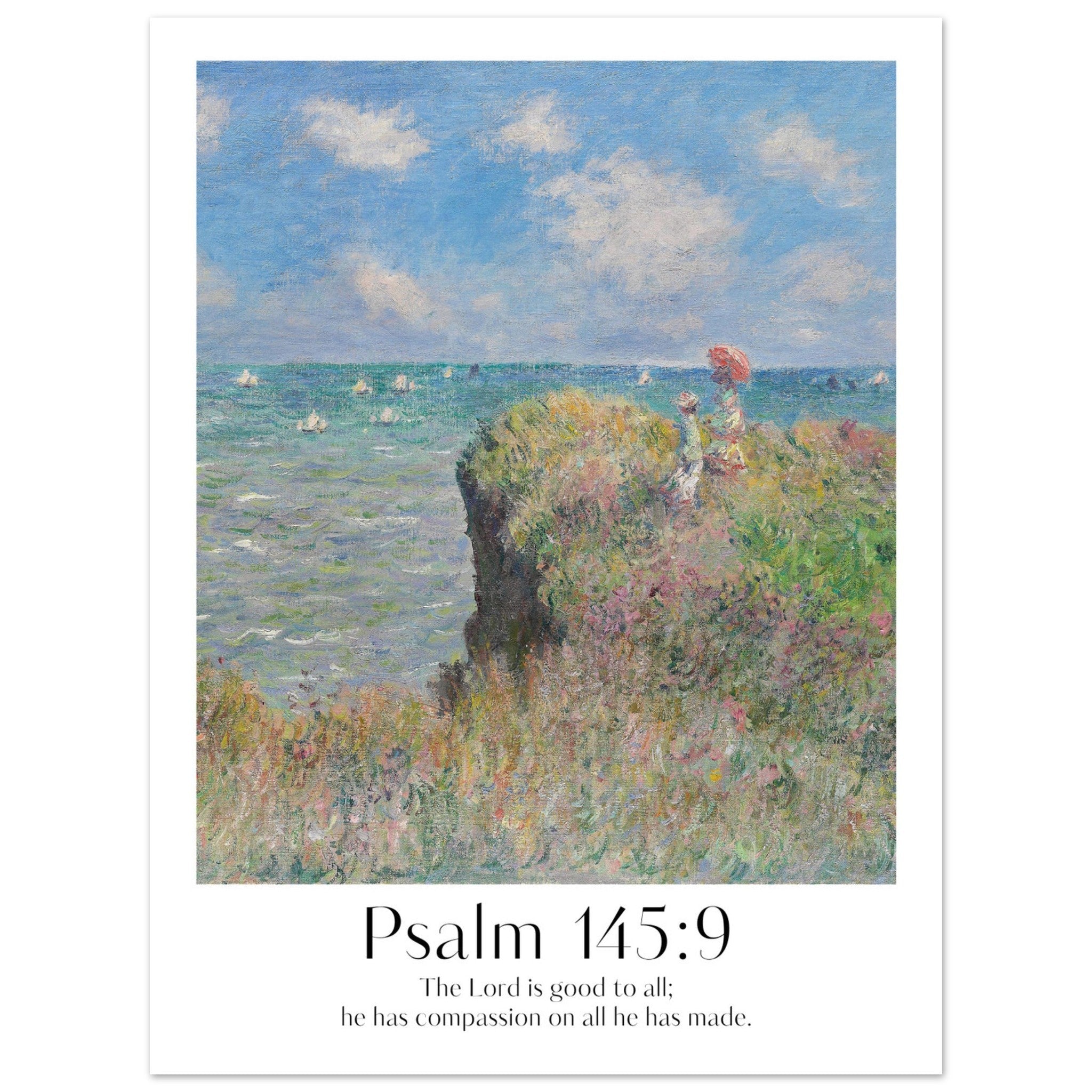 Psalm 145:9 Print - The Christian Art Company