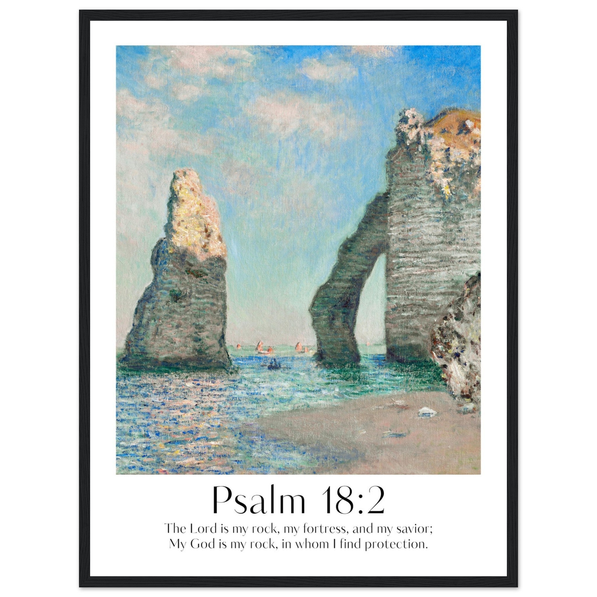 Psalm 18:2 Print - The Christian Art Company