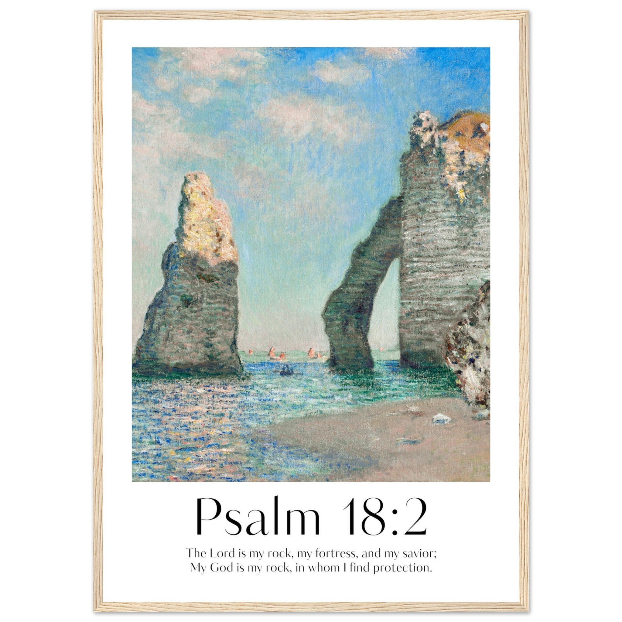 Psalm 18:2 Print - The Christian Art Company