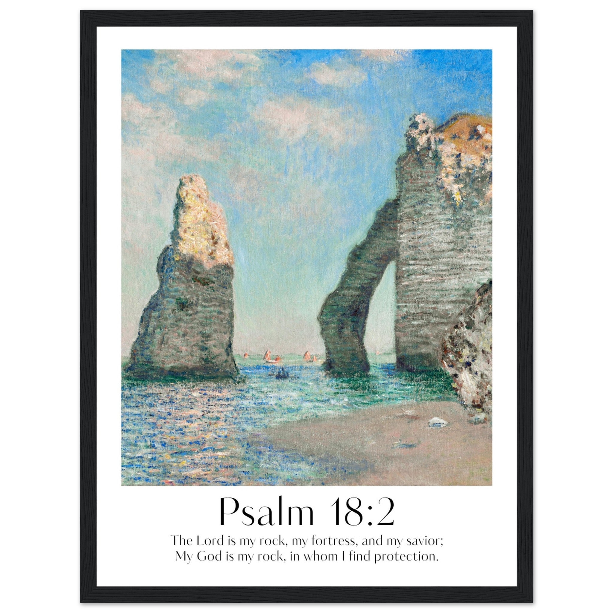 Psalm 18:2 Print - The Christian Art Company