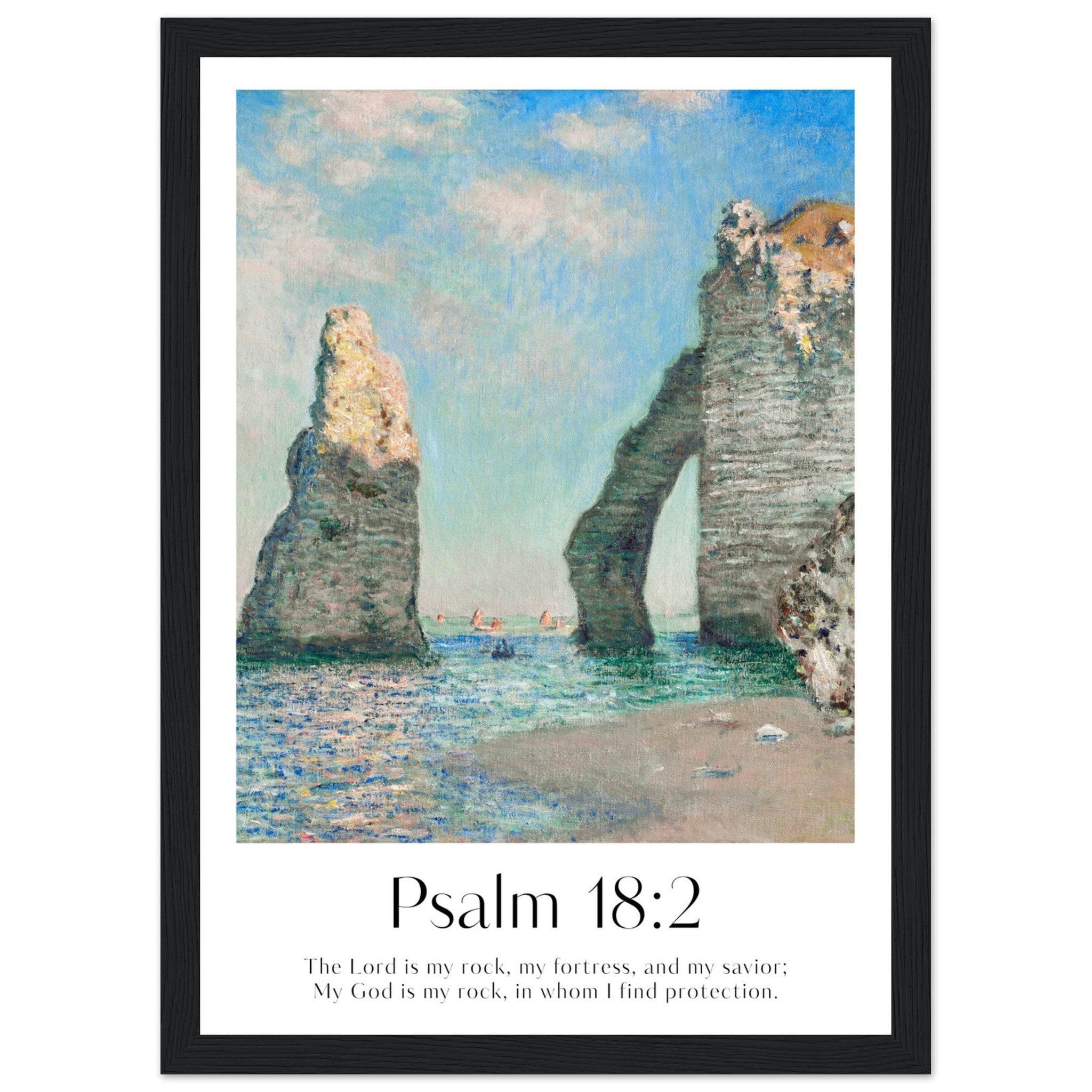 Psalm 18:2 Print - The Christian Art Company