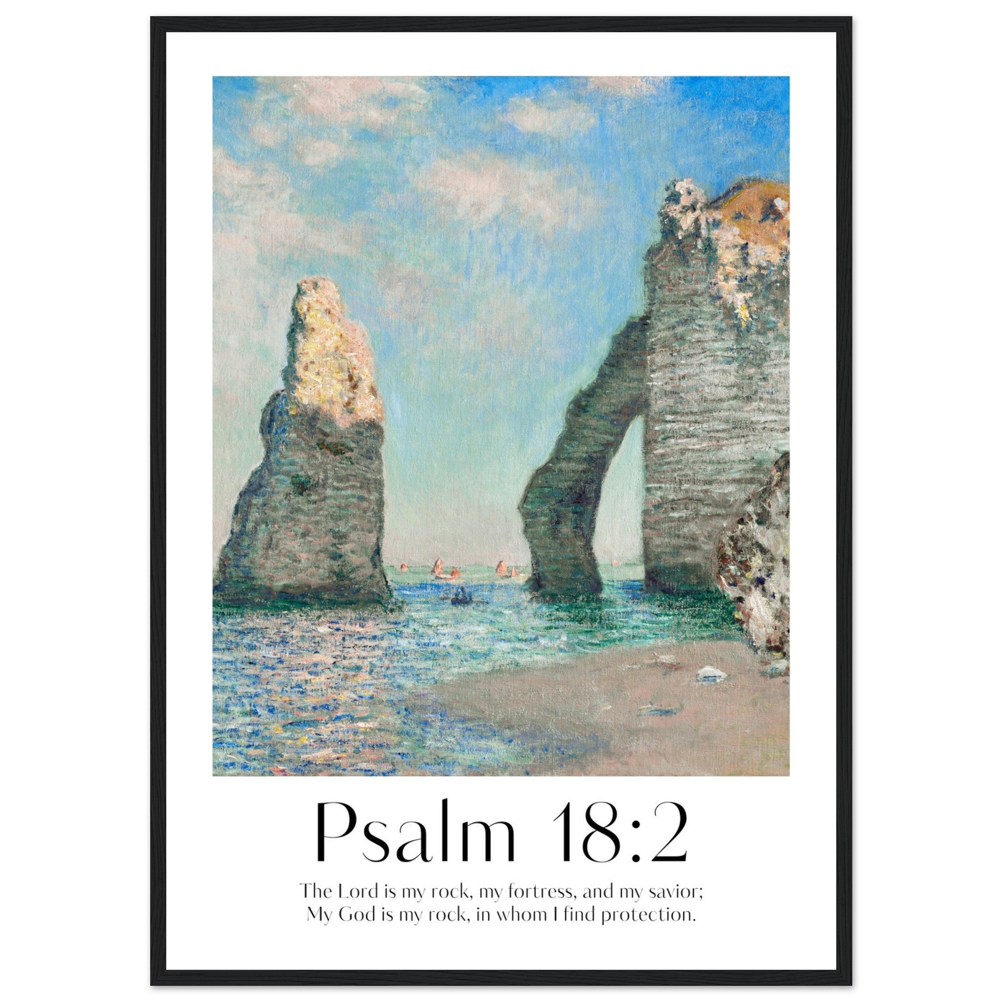 Psalm 18:2 Print - The Christian Art Company