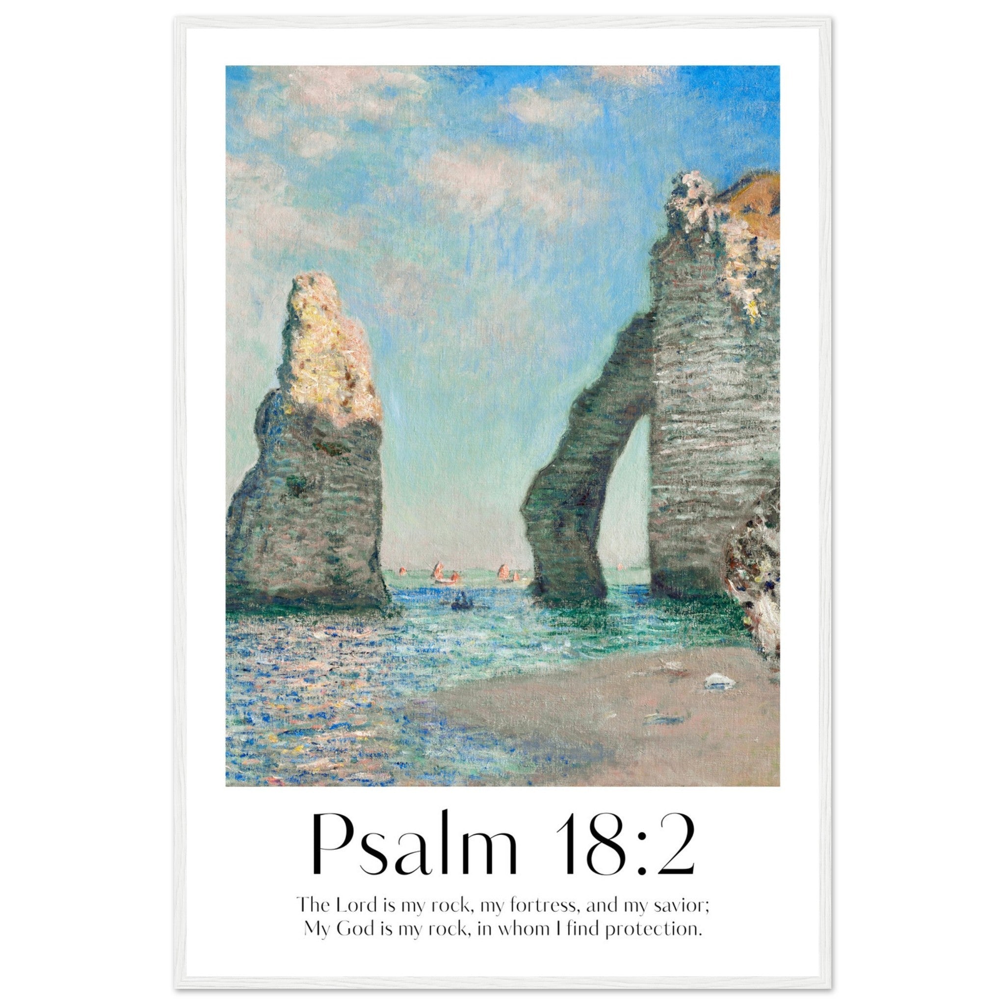 Psalm 18:2 Print - The Christian Art Company