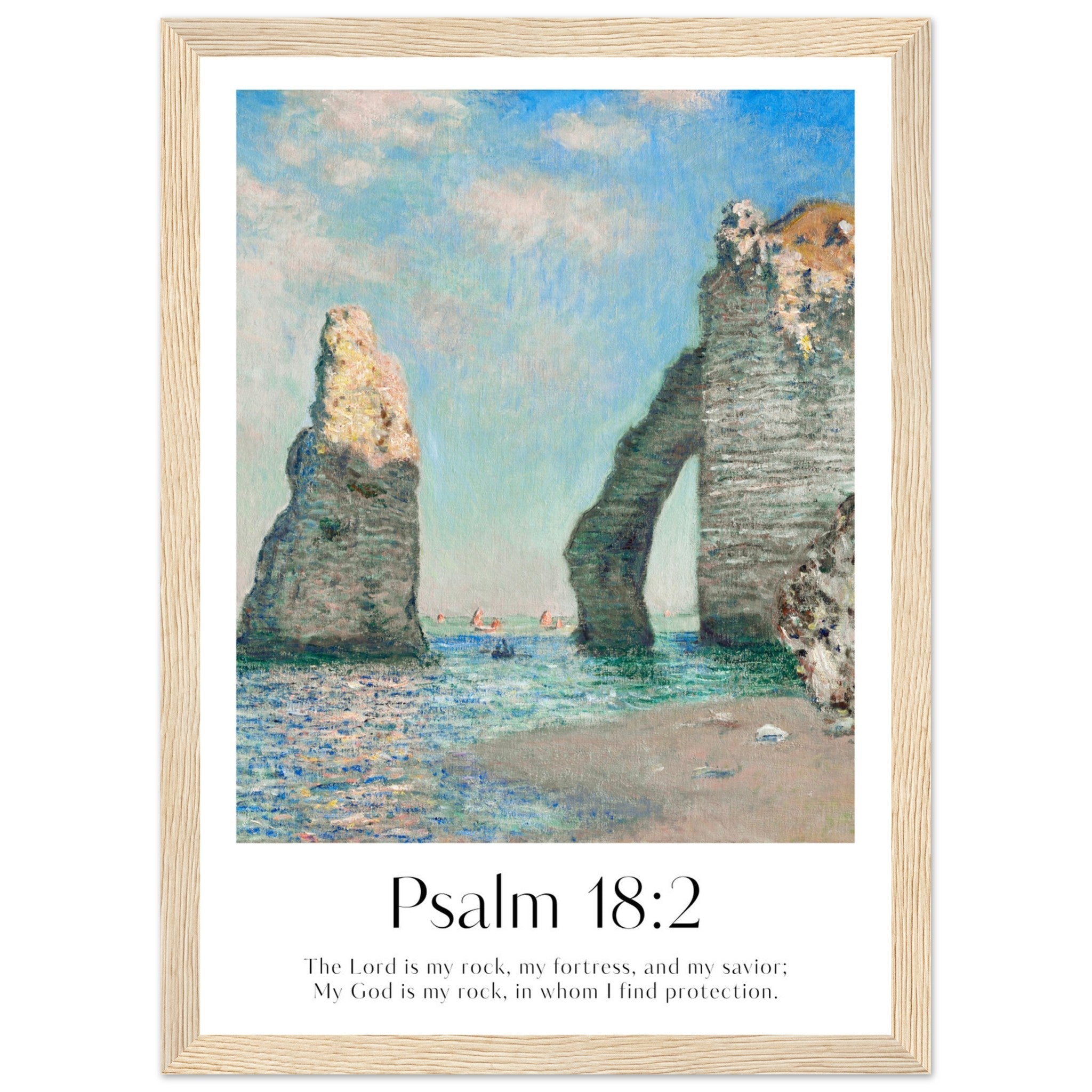 Psalm 18:2 Print - The Christian Art Company