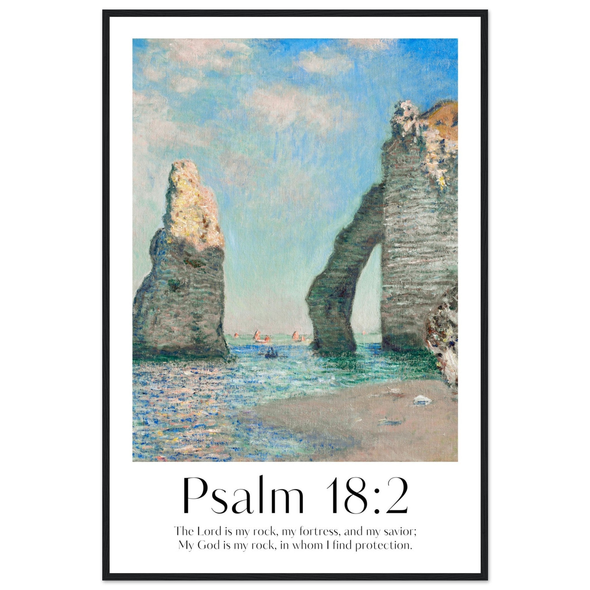 Psalm 18:2 Print - The Christian Art Company