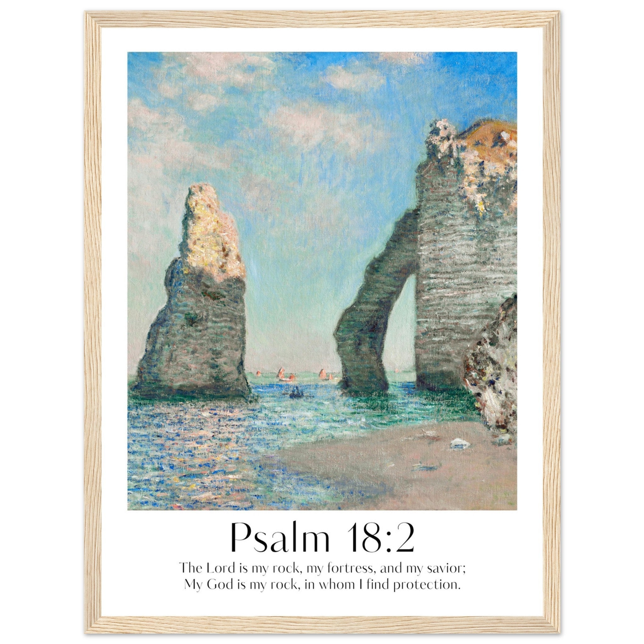 Psalm 18:2 Print - The Christian Art Company