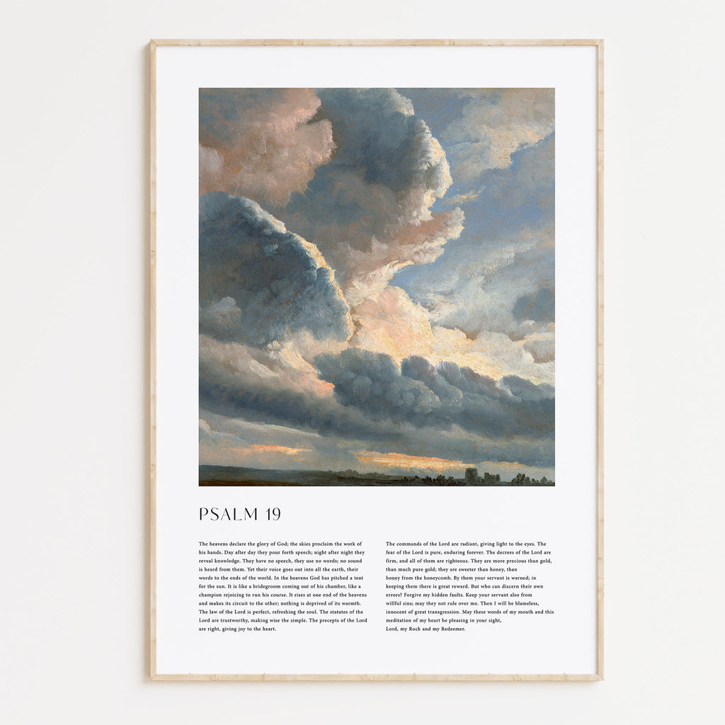 Psalm 19 Print - The Christian Art Company